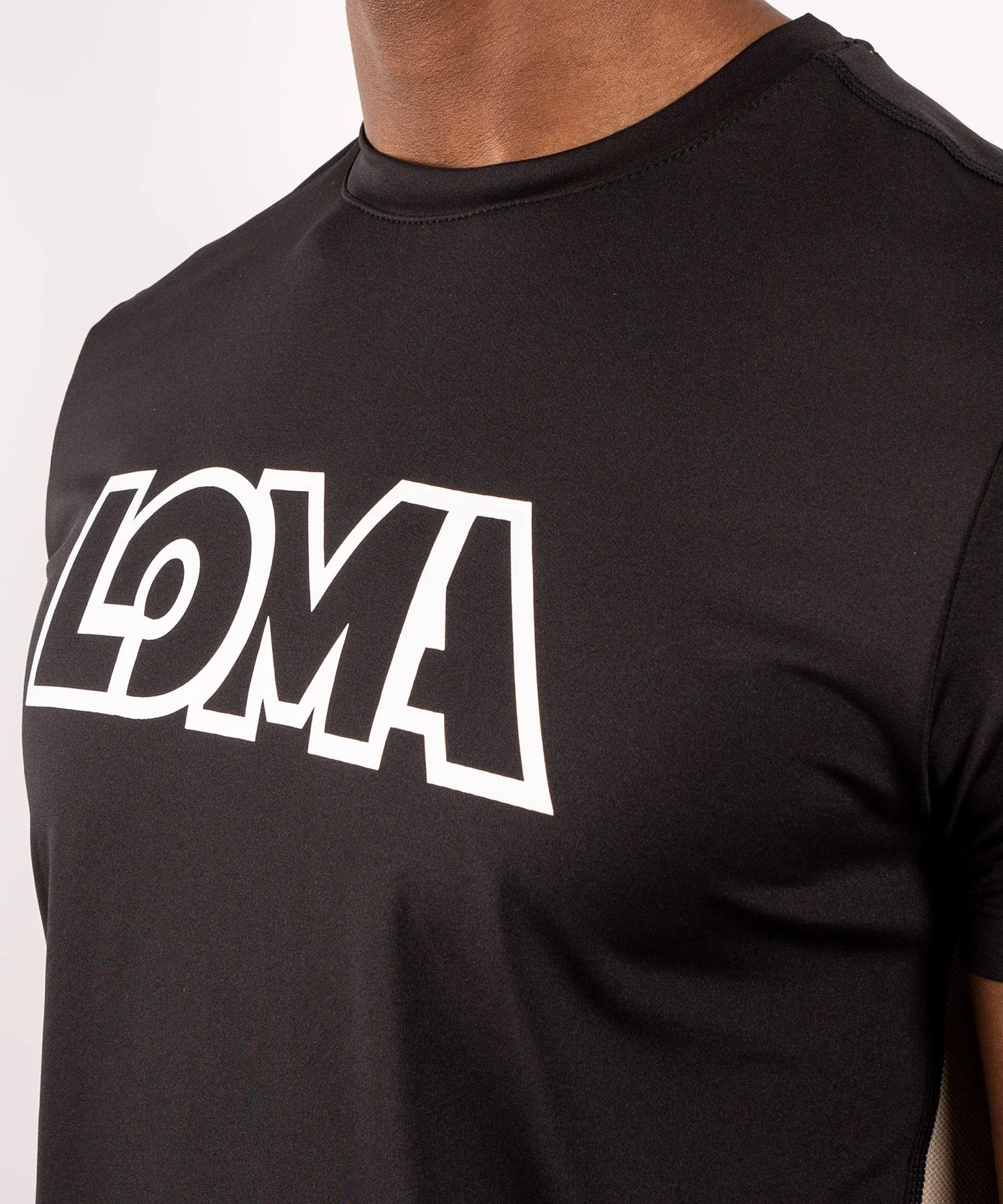Venum Origins Dry Tech T-shirt - Black/White - Image 6