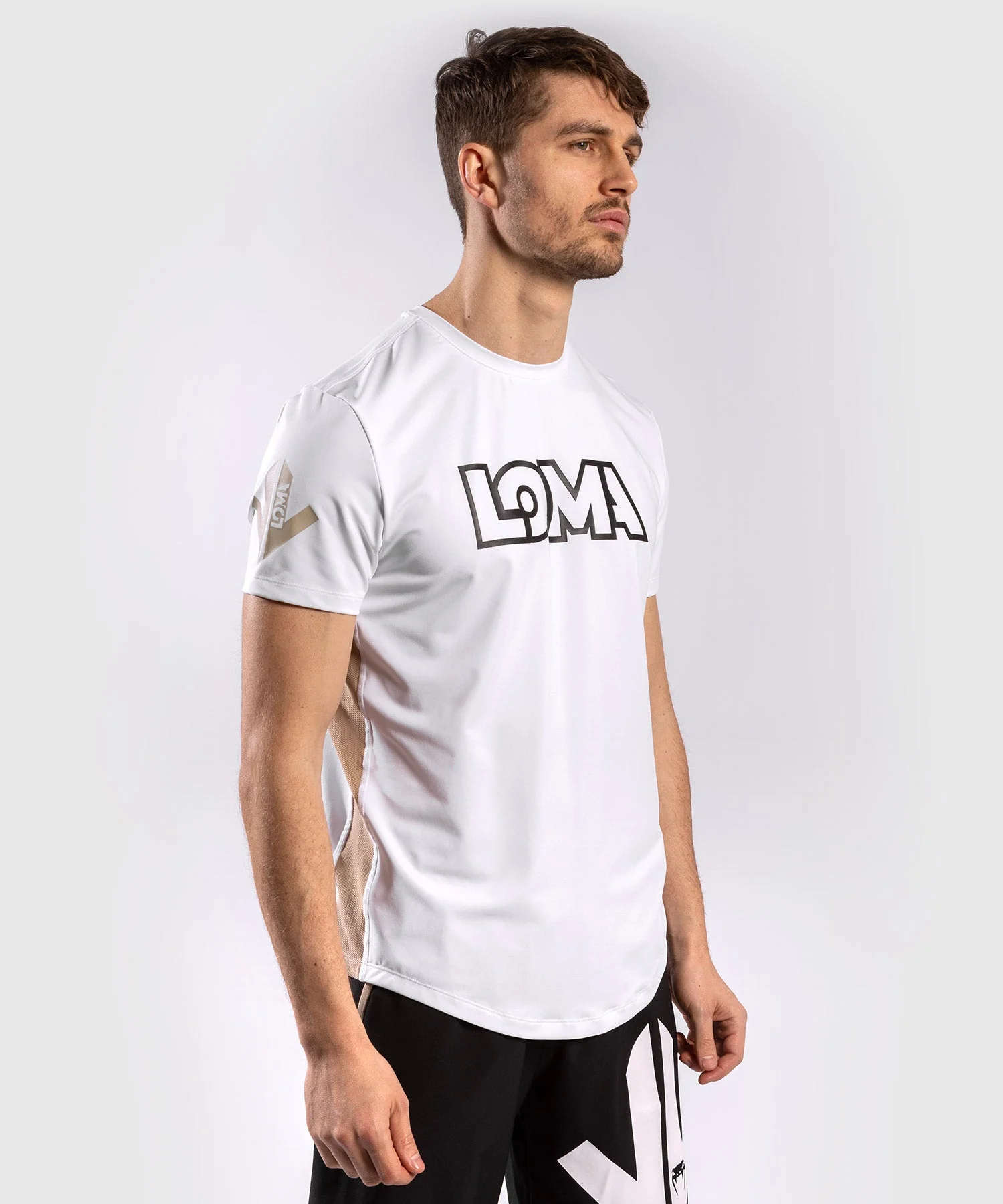 Venum Origins Dry Tech T-shirt - White/Black - Image 10