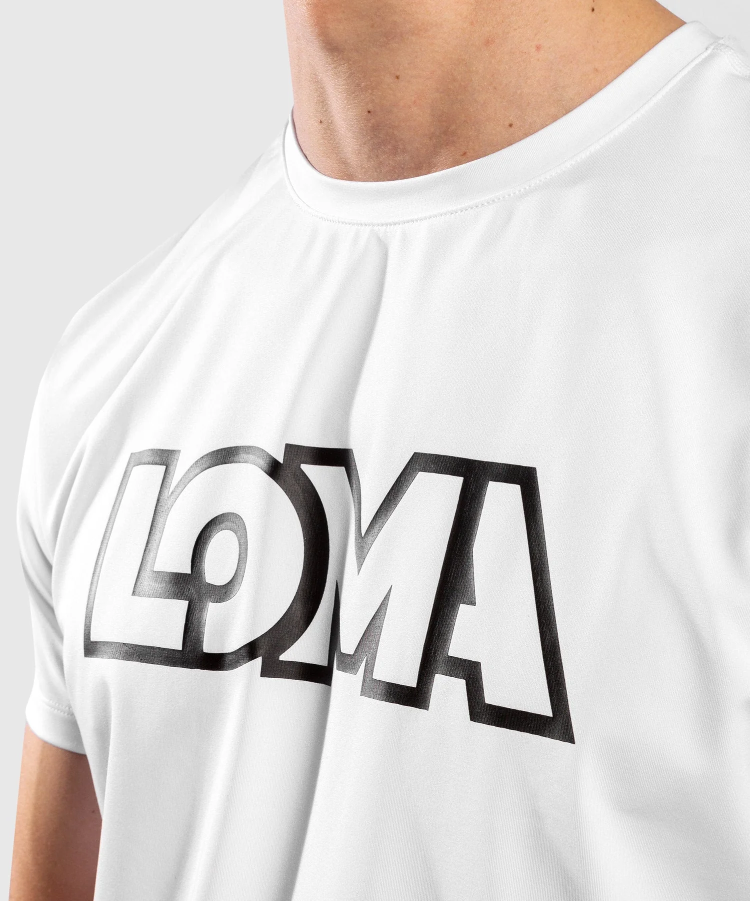 Venum Origins Dry Tech T-shirt - White/Black - Image 13