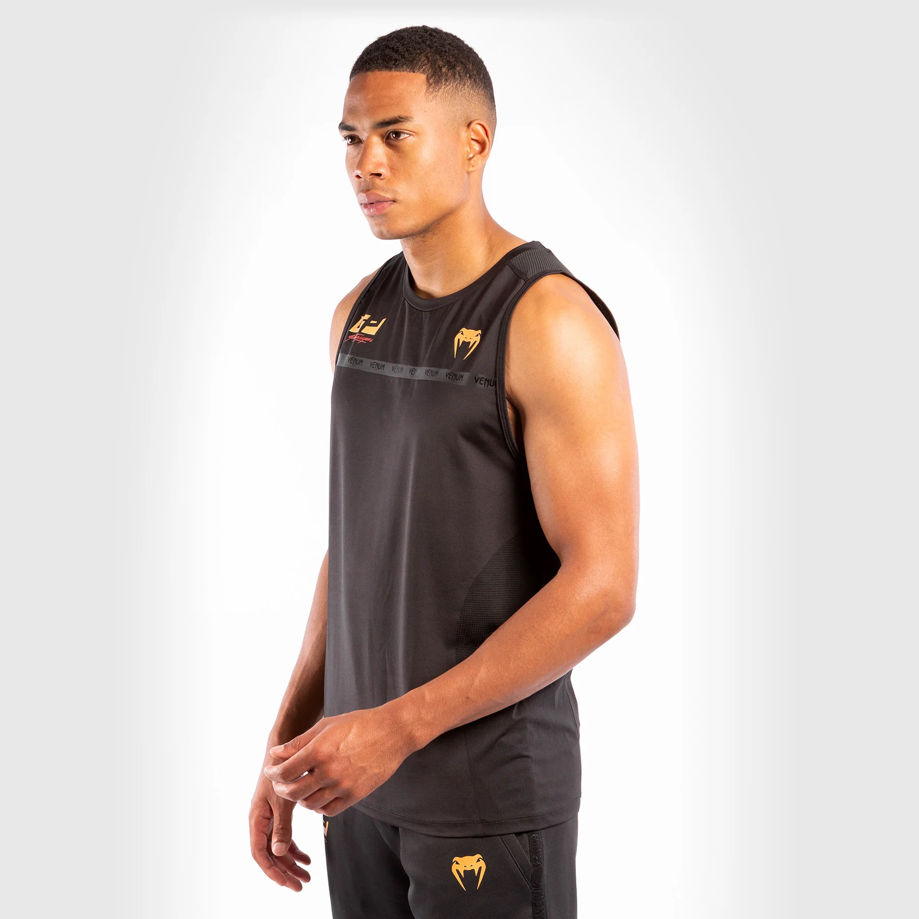 Venum Petrosyan 2.0 Dry-Tech Tank Top - Black/Gold - Image 3