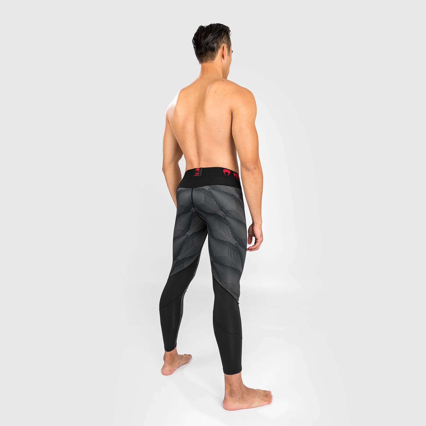 Venum Phantom Spats - Black/Red - Image 4