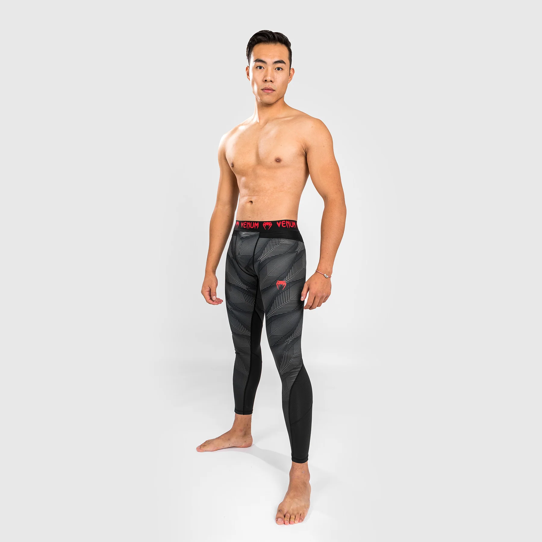 Venum Phantom Spats - Black/Red - Image 7