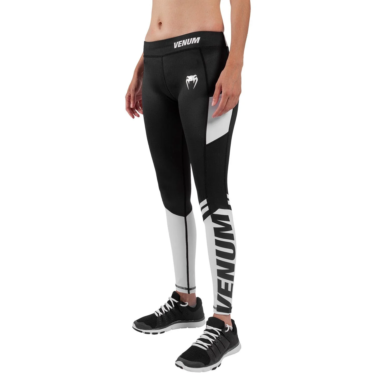 Venum Power 2.0 Leggings - For Women - Black/White - Image 2