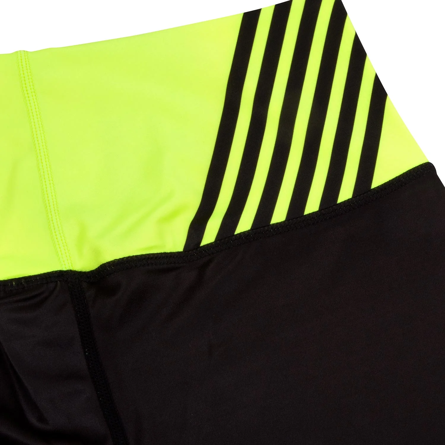 Venum Power Cropped Leggings - Black/Neo Yellow - Image 6