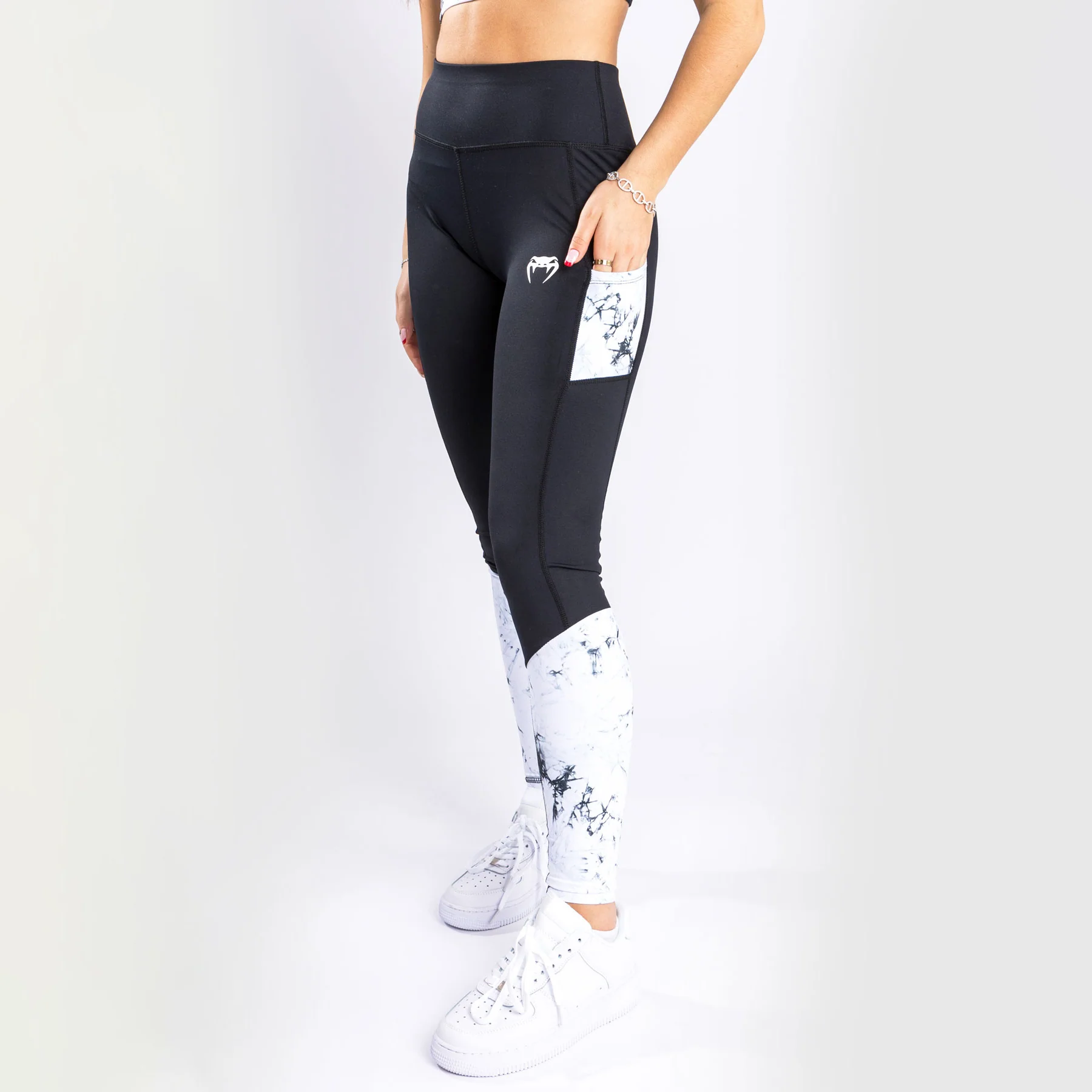 Venum Power Evo Leggings - For Women - Marble - Image 2