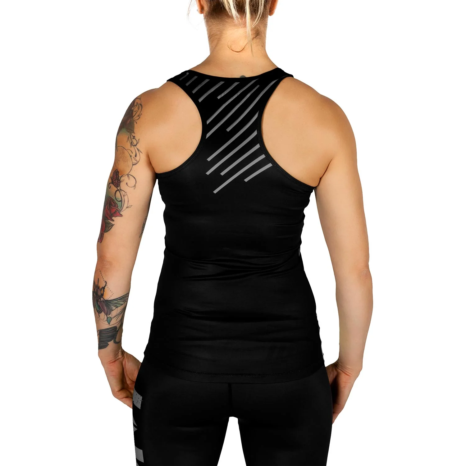 Venum Power Tank Top - Grey/Black - Image 3