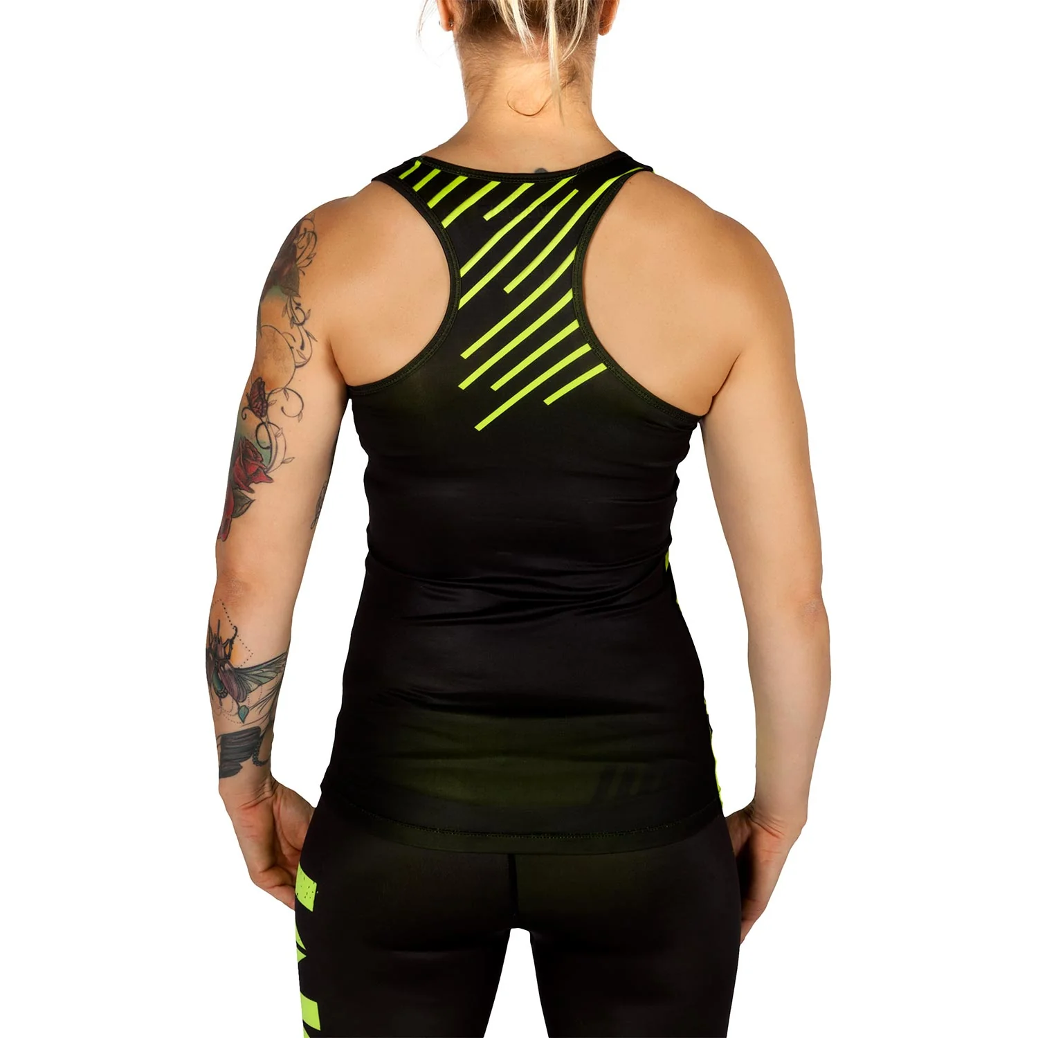 Venum Power Tank Top - Neo Yellow/Black - Image 3
