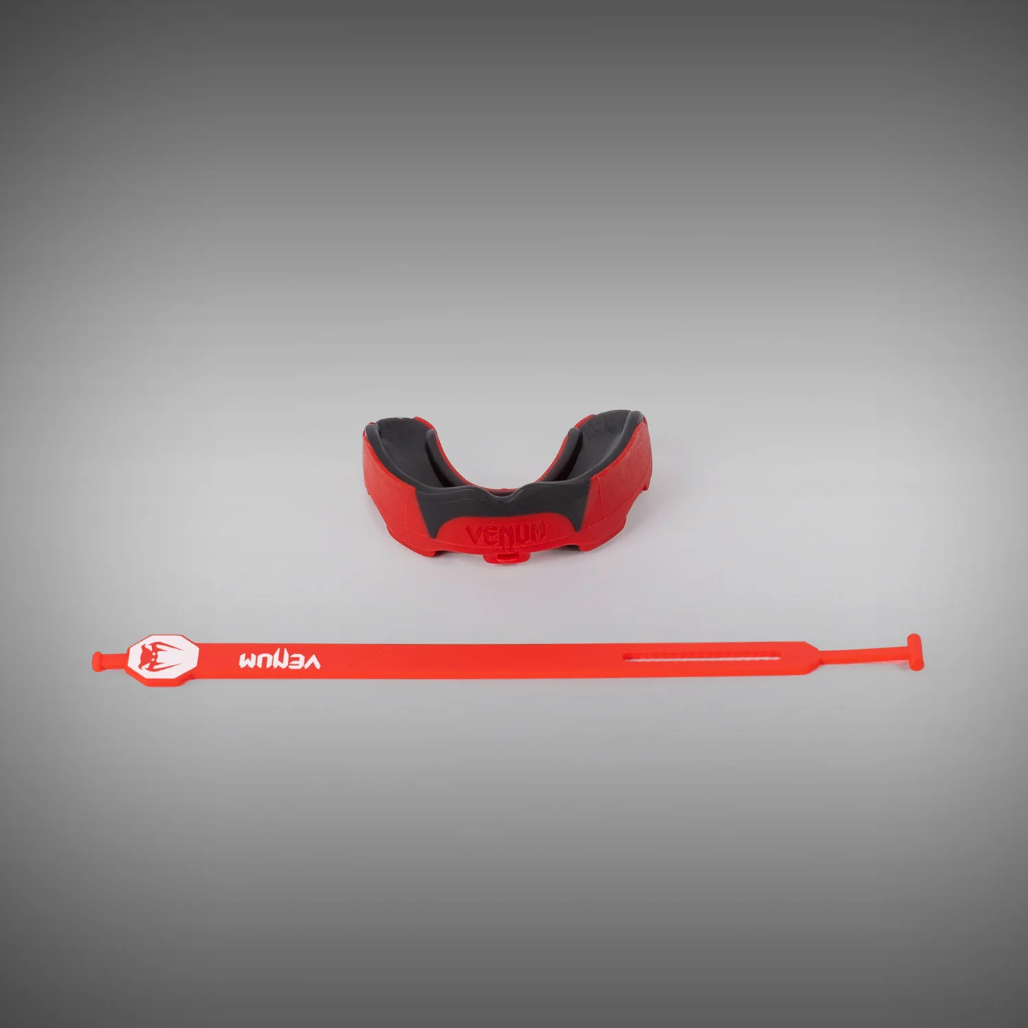 Venum Predator Mouthguard Strap/Straples - Red/Black - Image 2