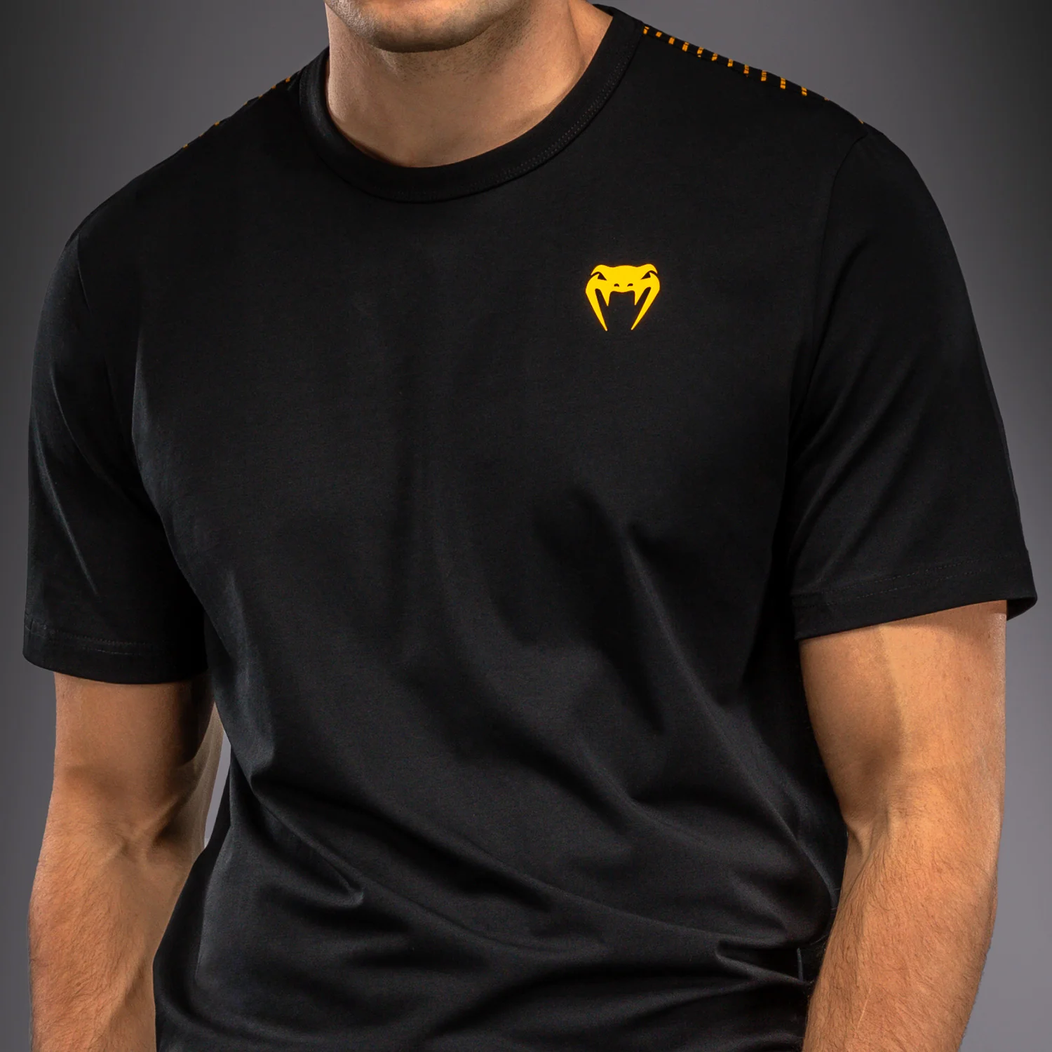 Venum Quetzal Fury T-Shirt - Black/Fury Red/ Tangerine - Image 3