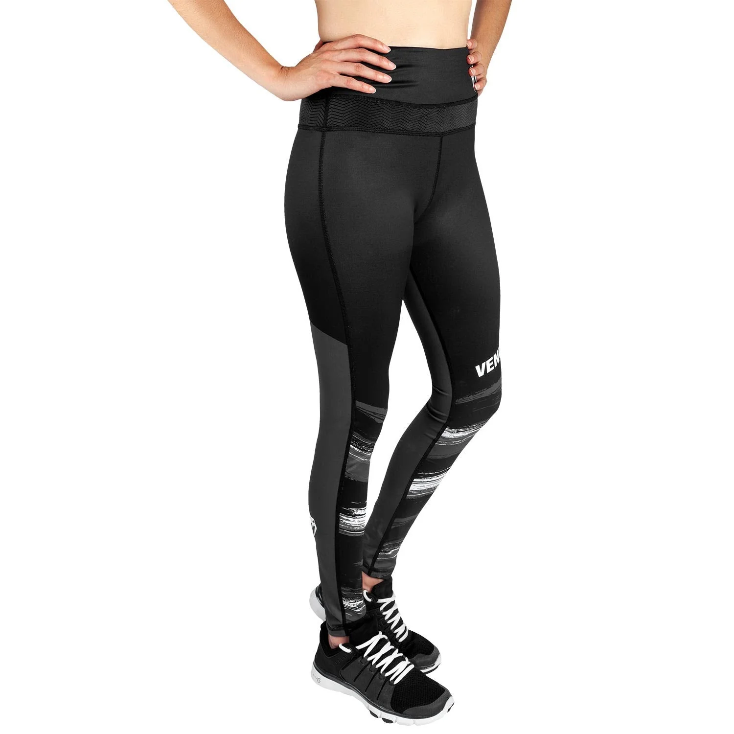 Venum Rapid 2.0 Leggings - For Women - Black/White - Image 4