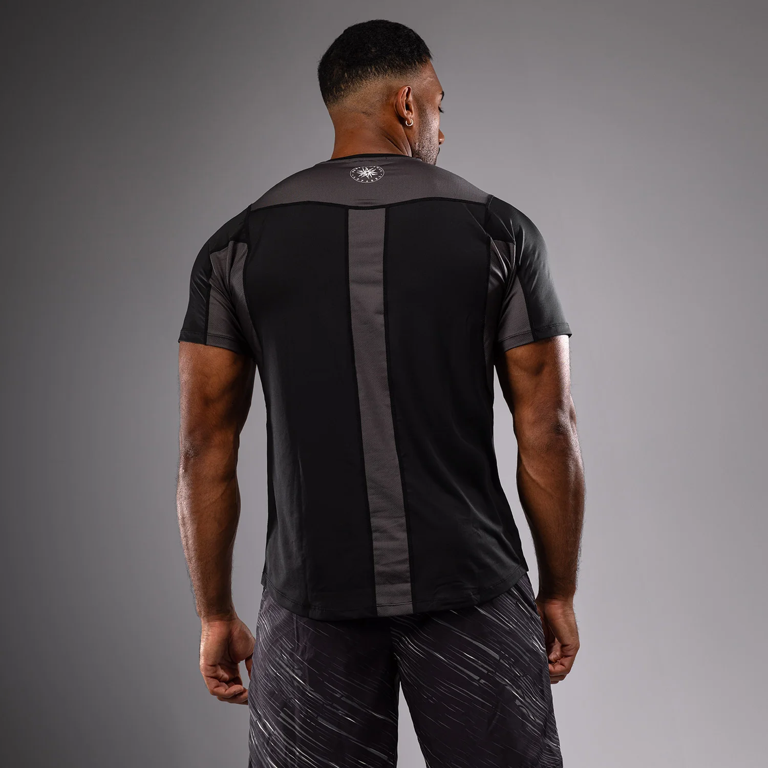 Venum Rapid Dry-Tech Shirt - Black/Storm Grey - Image 3