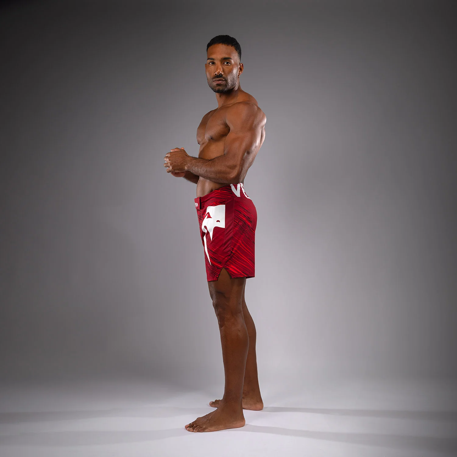 Venum Rapid Light Fight Shorts - Cherry Red - Image 2