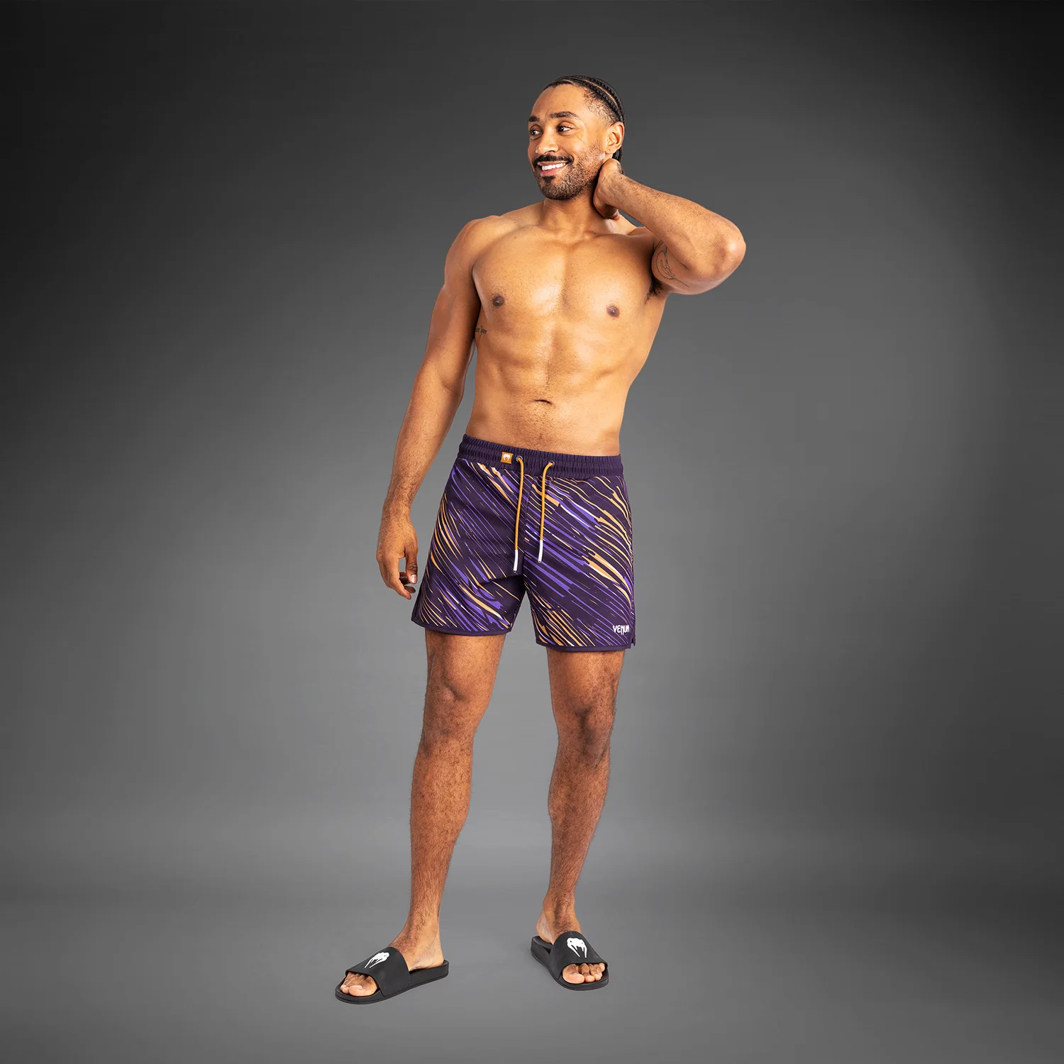 Venum Rapid Men’s Board Shorts - Deep Purple - Image 4
