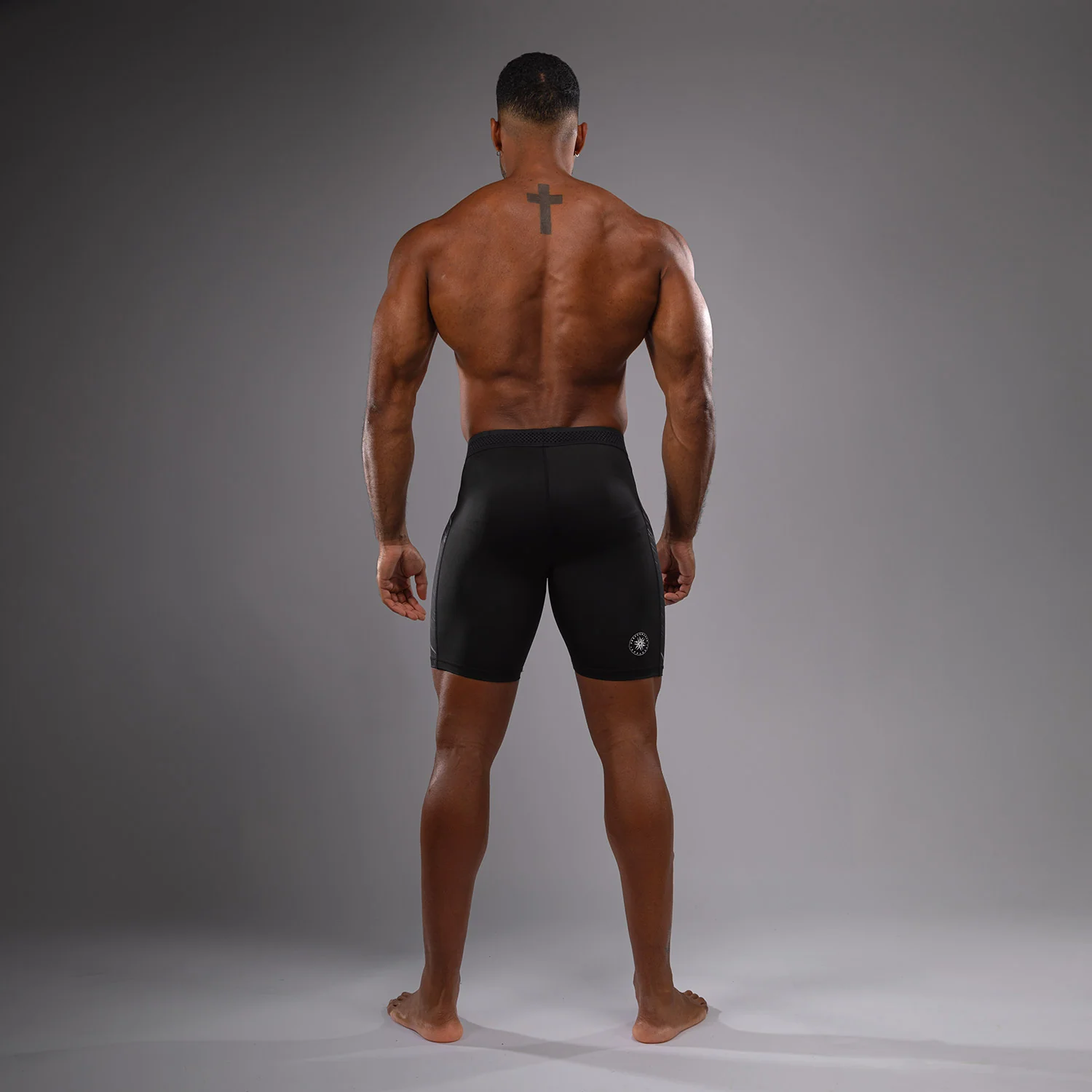 Venum Rapid Vale Tudo Shorts - Black/Storm Grey - Image 3