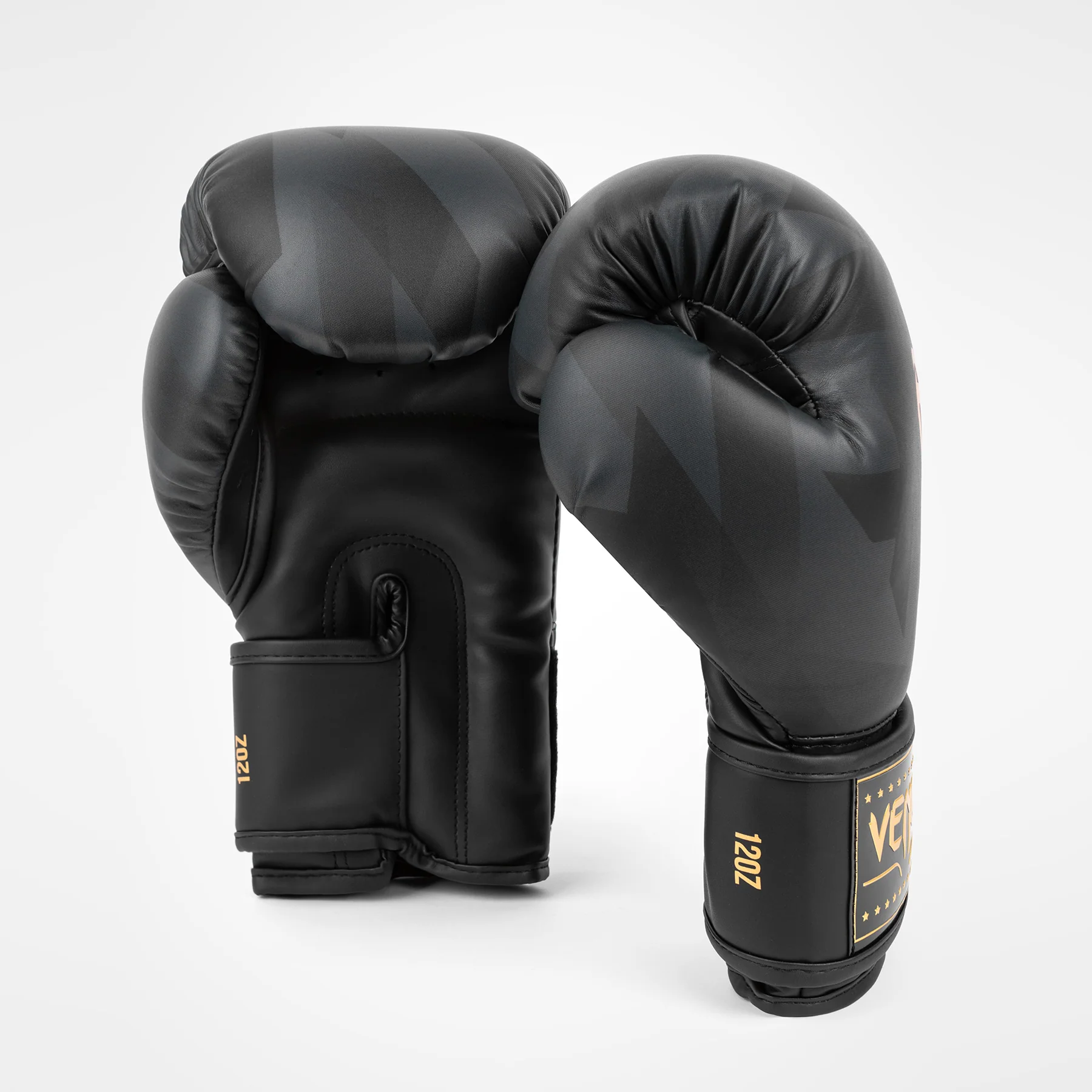 Venum Razor Boxing Gloves - Black/Gold - Image 2