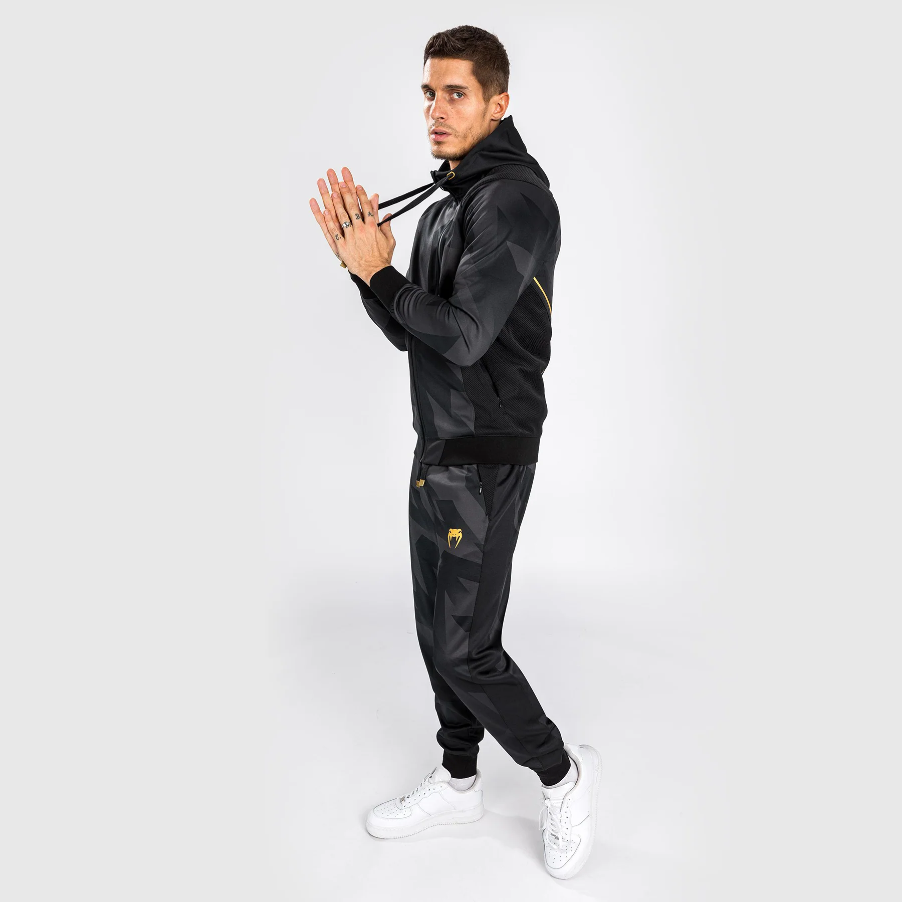 Venum Razor Hoodie - Black/Gold - Image 5