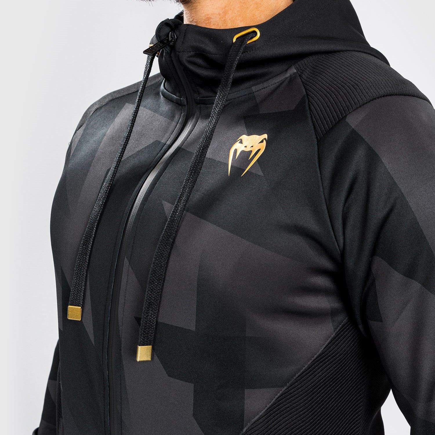 Venum Razor Hoodie - Black/Gold - Image 9