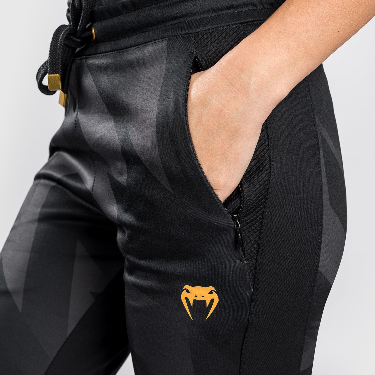 Venum Razor Joggers - For Women - Black/Gold - Image 3