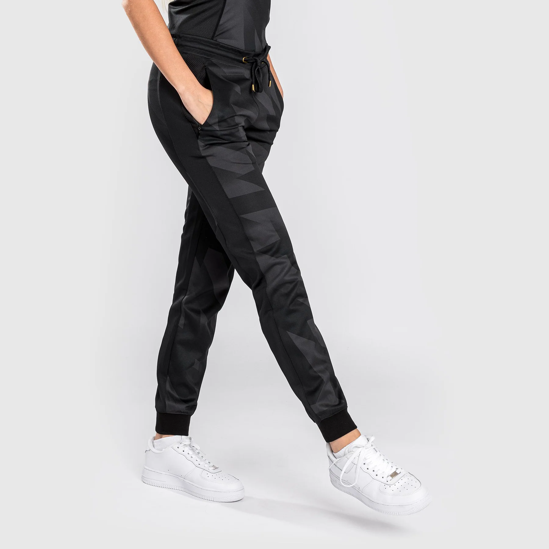 Venum Razor Joggers - For Women - Black/Gold - Image 6
