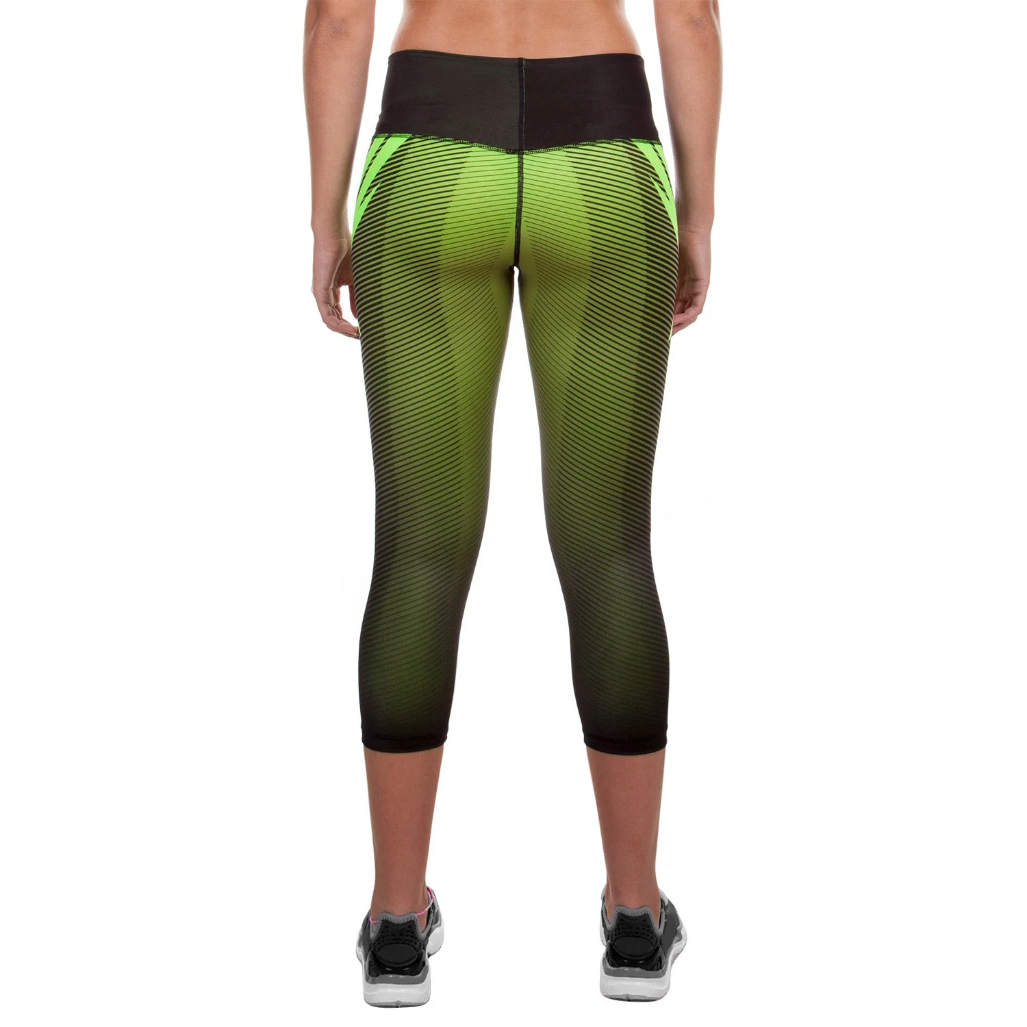Venum Razor Leggings - Black/Yellow - Image 3