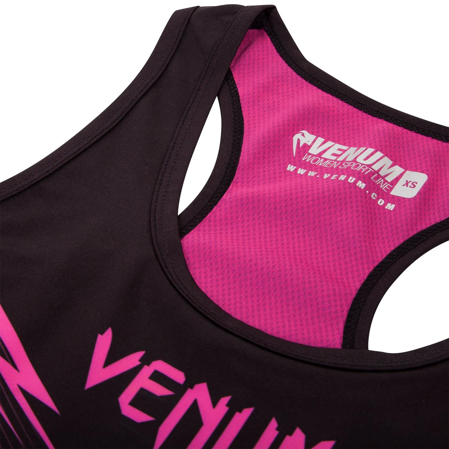 Venum Razor Tank Top - Black/Pink - Image 6