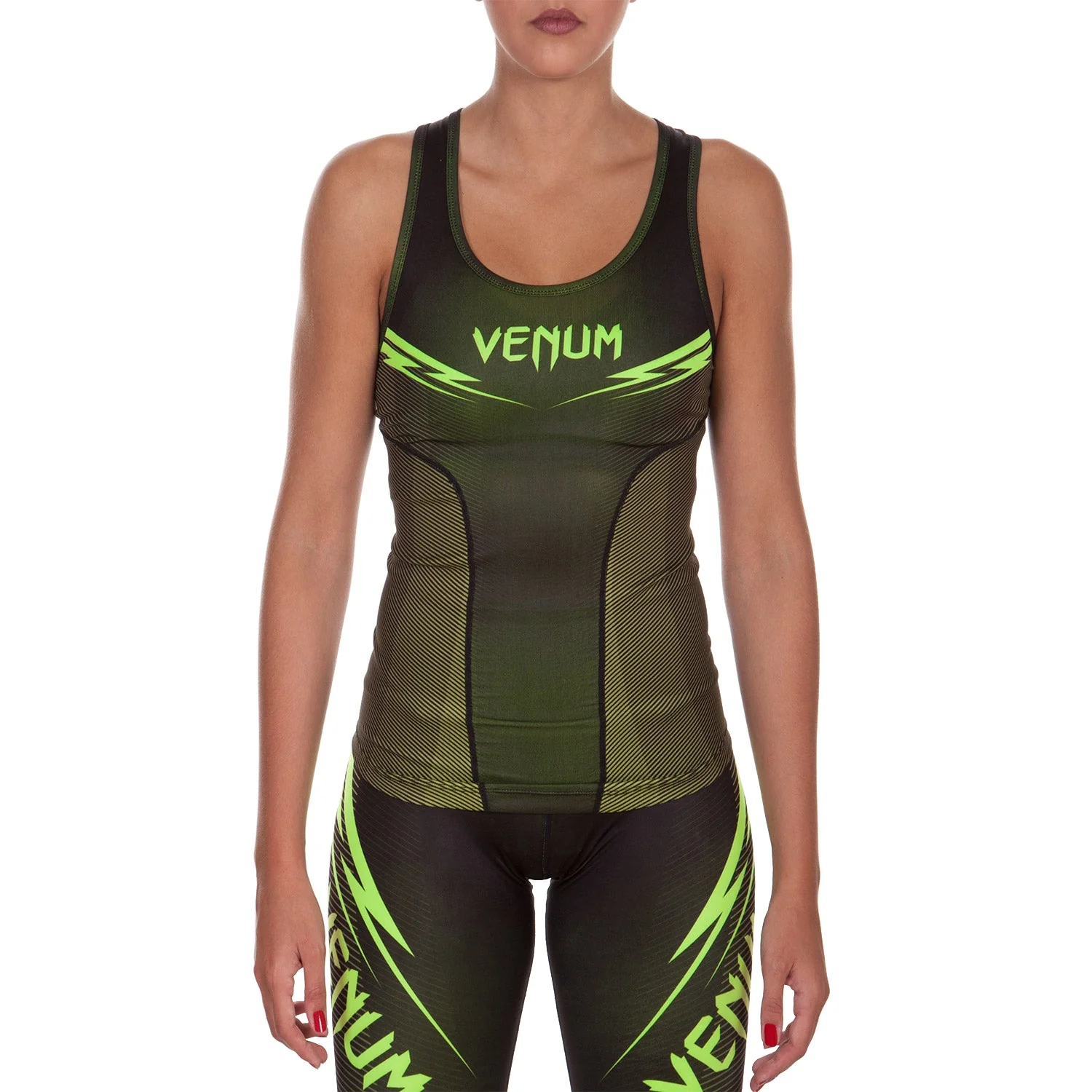Venum Razor Tank Top - Black/Yellow - Image 2