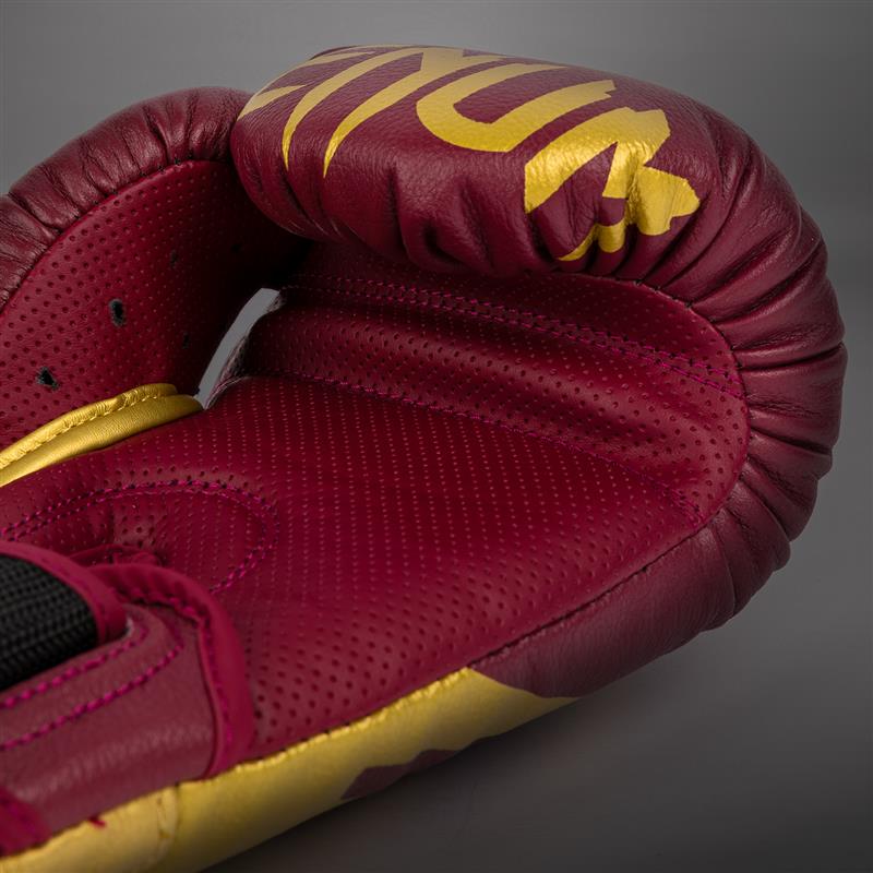 Venum Reverso Boxing Gloves - Cherry Red/Gold - Image 6