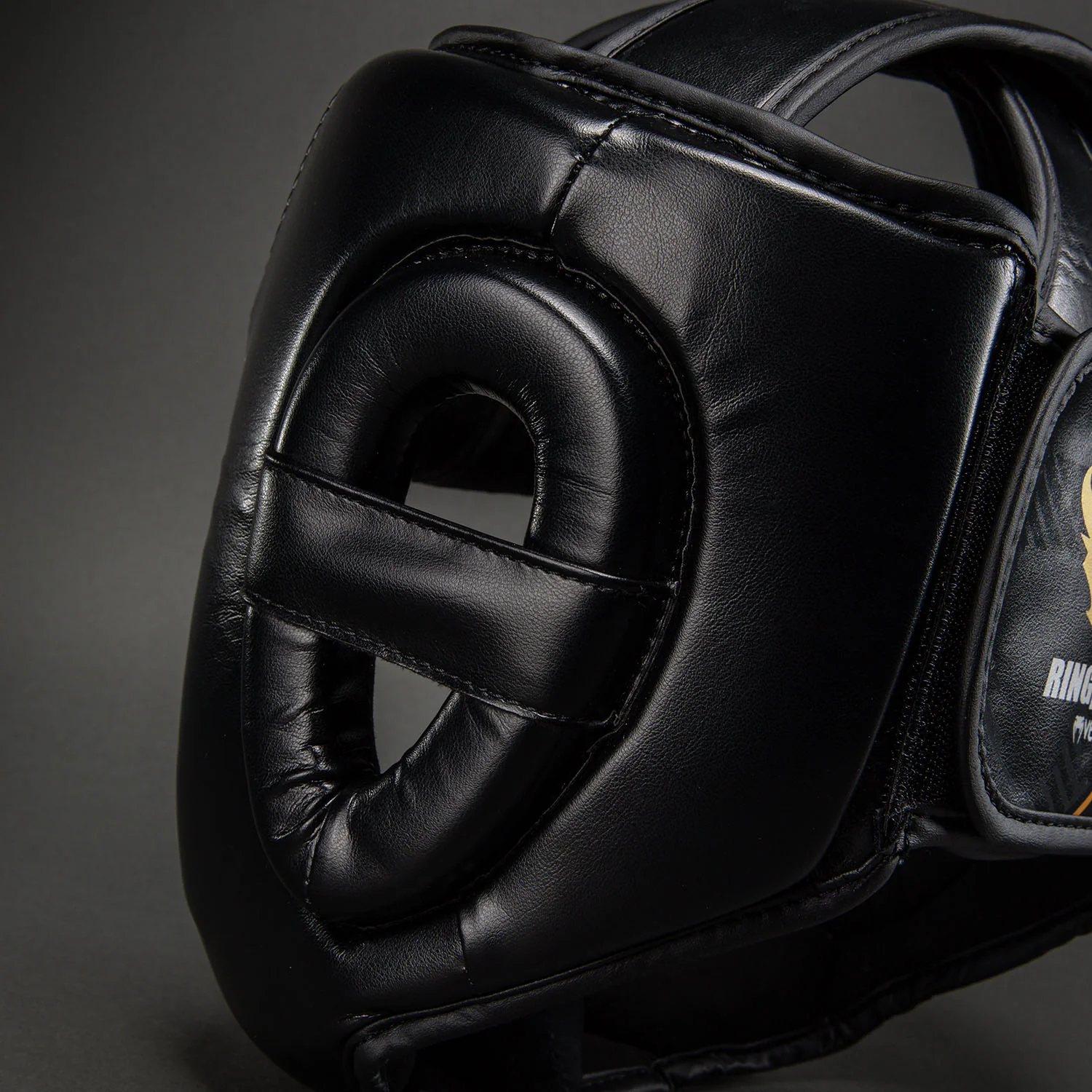 Venum Ringhorns Charger Headgear - Black/Gold - Image 6