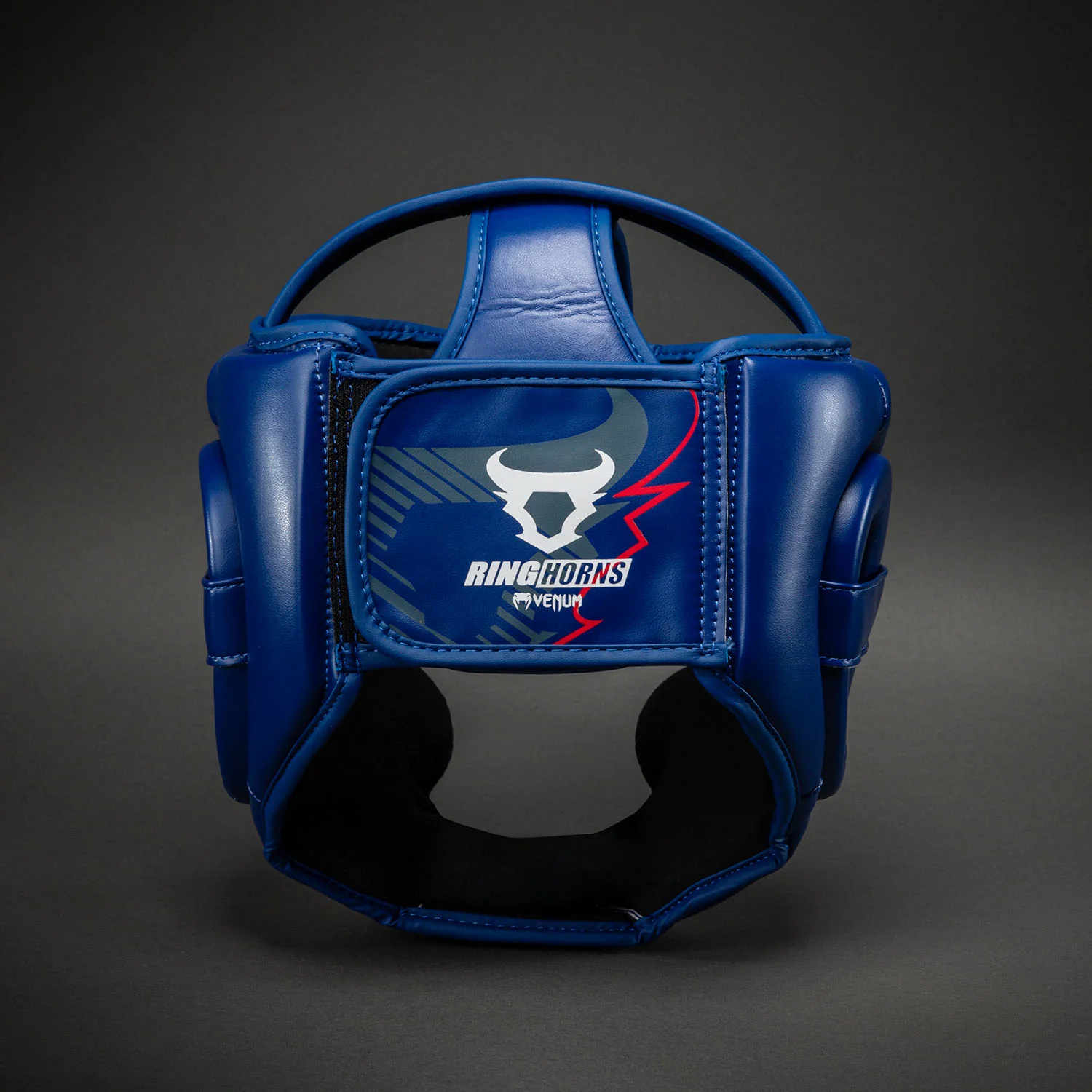 Ringhorns Charger by Venum Headgear - Navy Blue/Red - Image 3