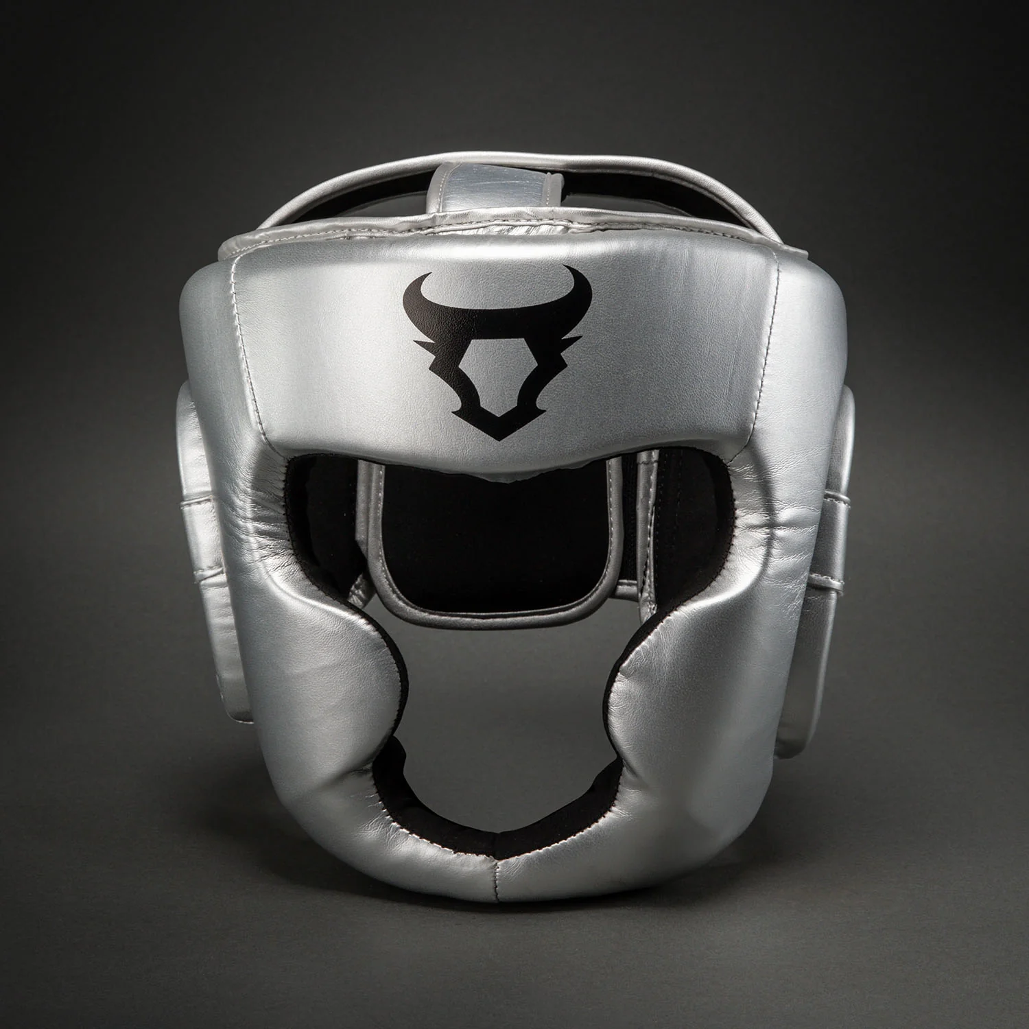 Ringhorns Charger by Venum Headgear- Silver/Black