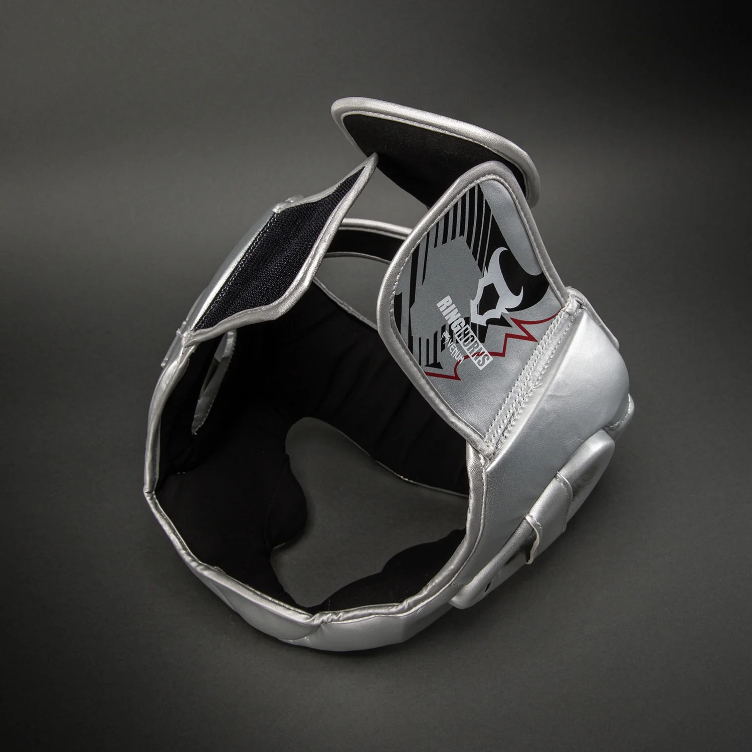 Ringhorns Charger by Venum Headgear- Silver/Black - Image 4