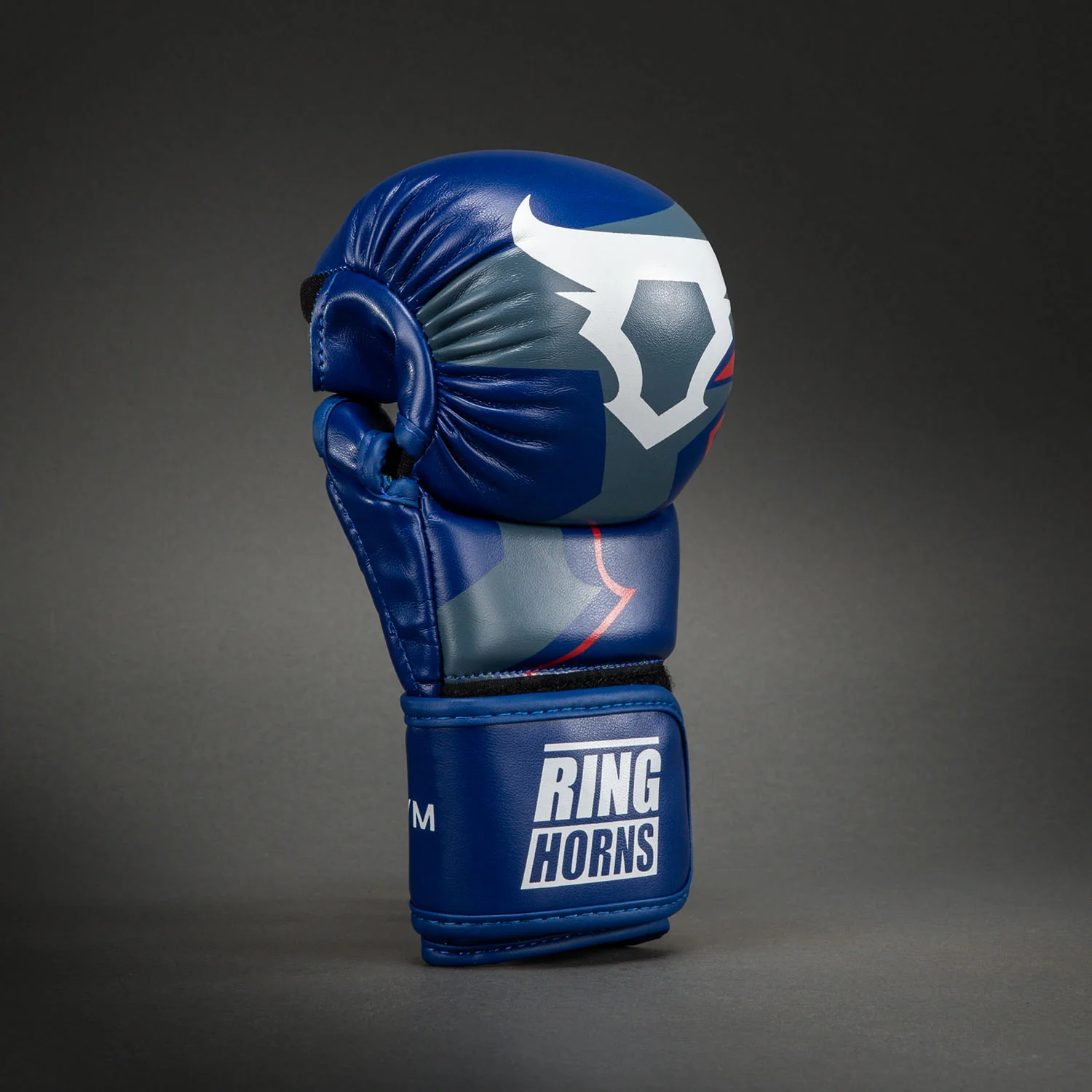 Ringhorns Charger by Venum MMA Sparring Gloves - Navy Blue/Red - Image 3