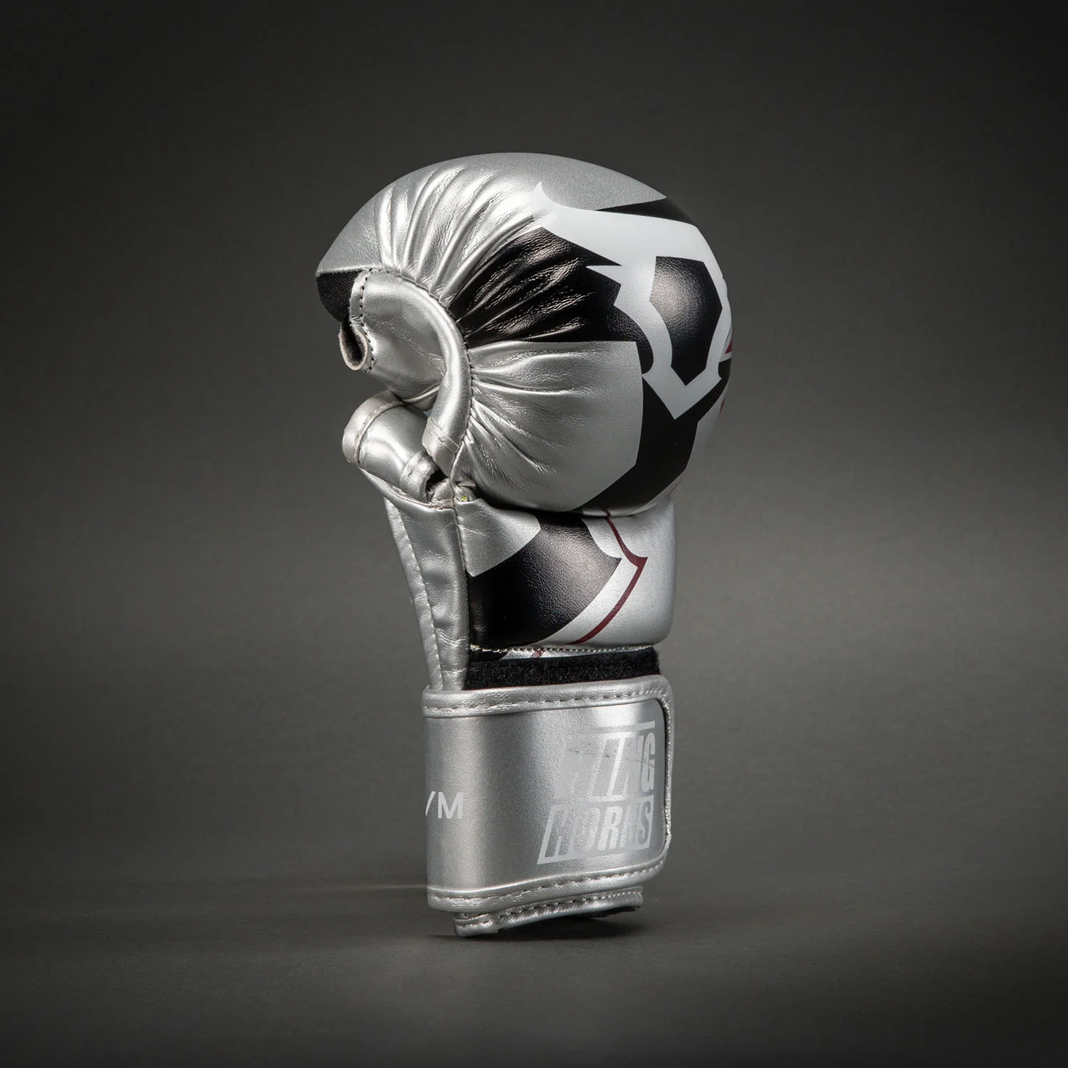 Ringhorns Charger by Venum MMA Sparring Gloves - Silver/Black - Image 3