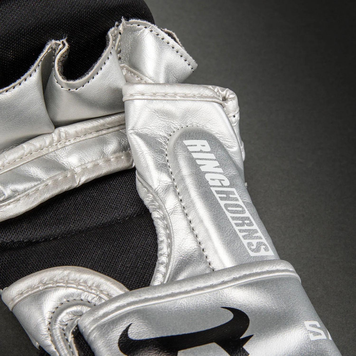 Ringhorns Charger by Venum MMA Sparring Gloves - Silver/Black - Image 5