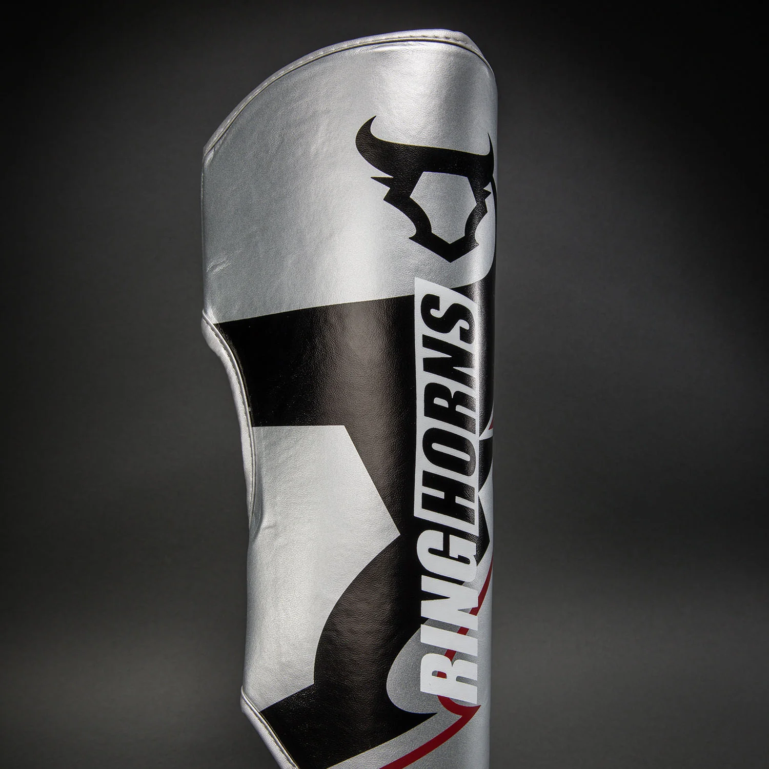 Ringhorns Charger by Venum Shin Guards - Silver/Black - Image 4