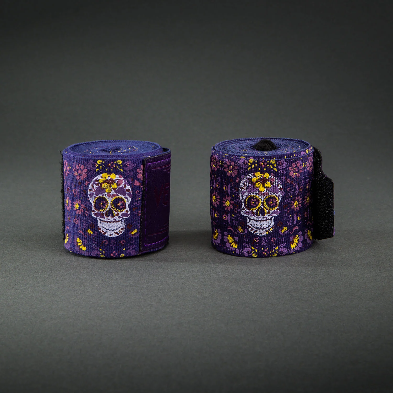 Venum Kontact Evo Santa Muerte Handwraps - Dark Purple