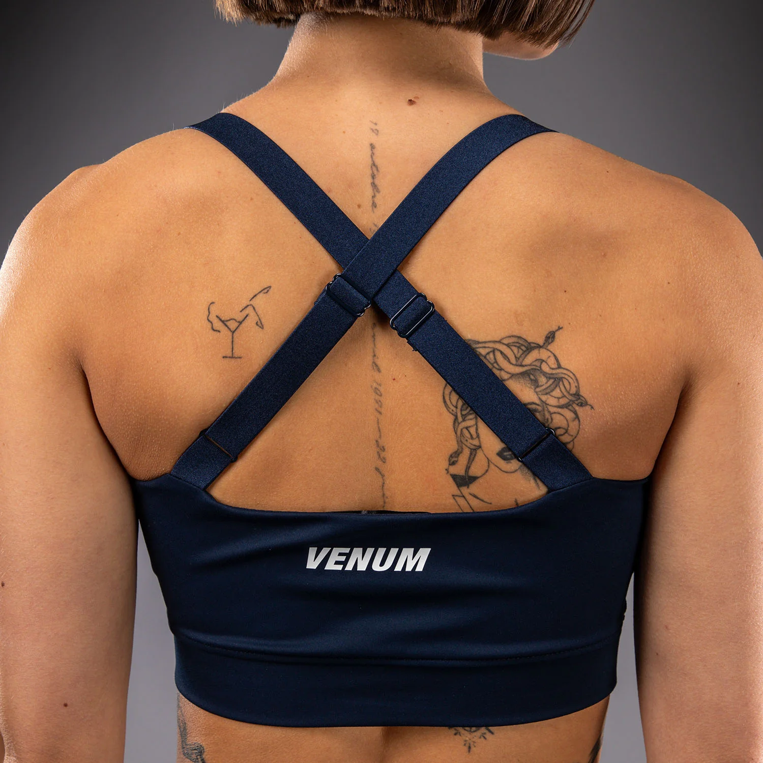 Venum Sculpt Shape Women's Sports Bra - Navy Blue - Image 5