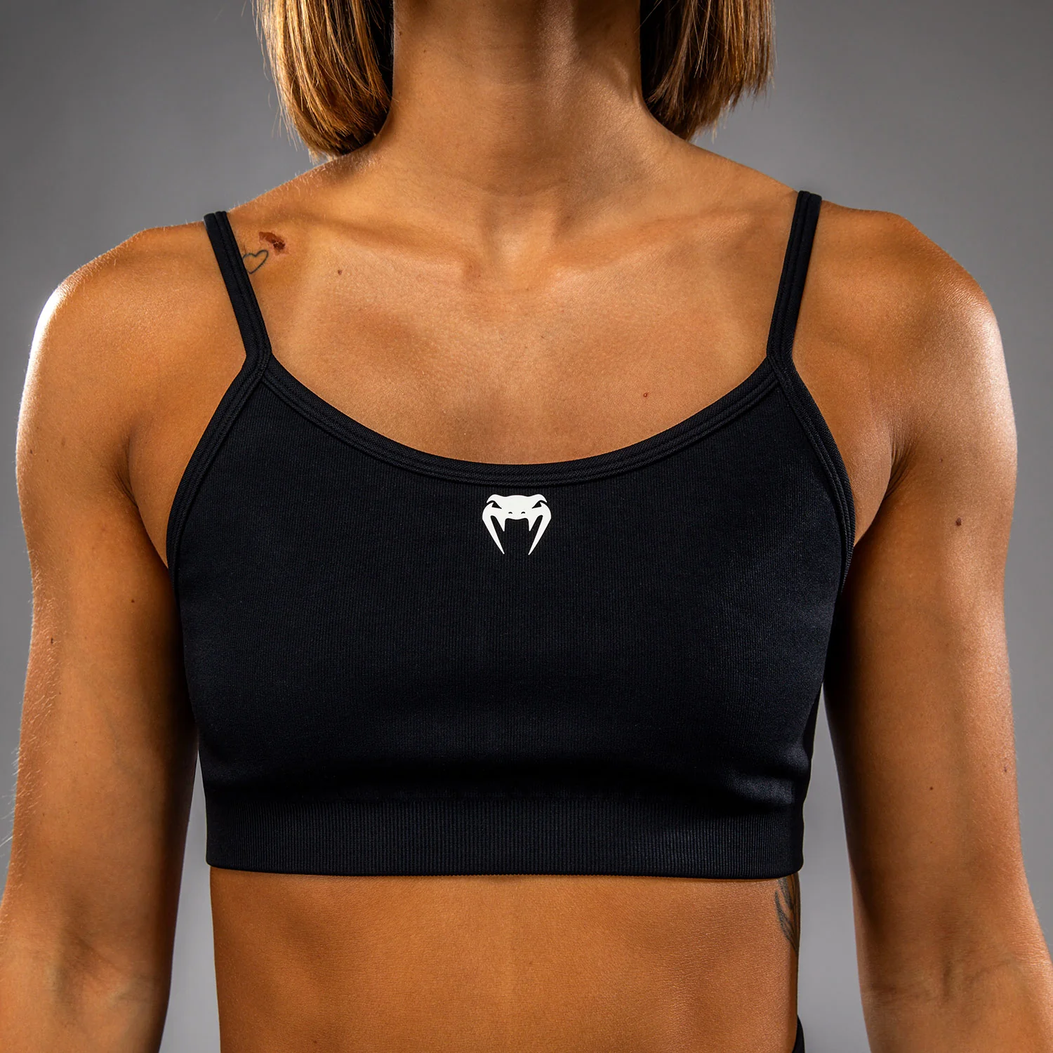 Venum Sculpt Women’s Sports Bra - Black/White - Image 4