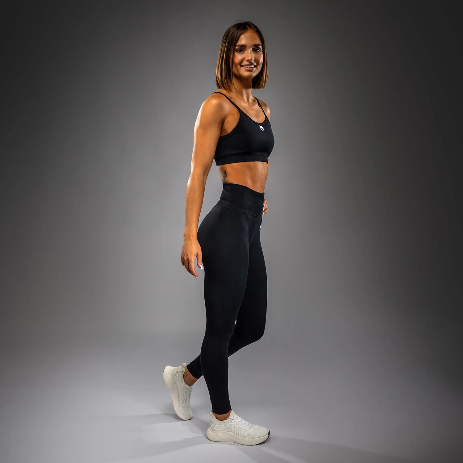 Venum Sculpt Women’s Sports Bra - Black/White - Image 6