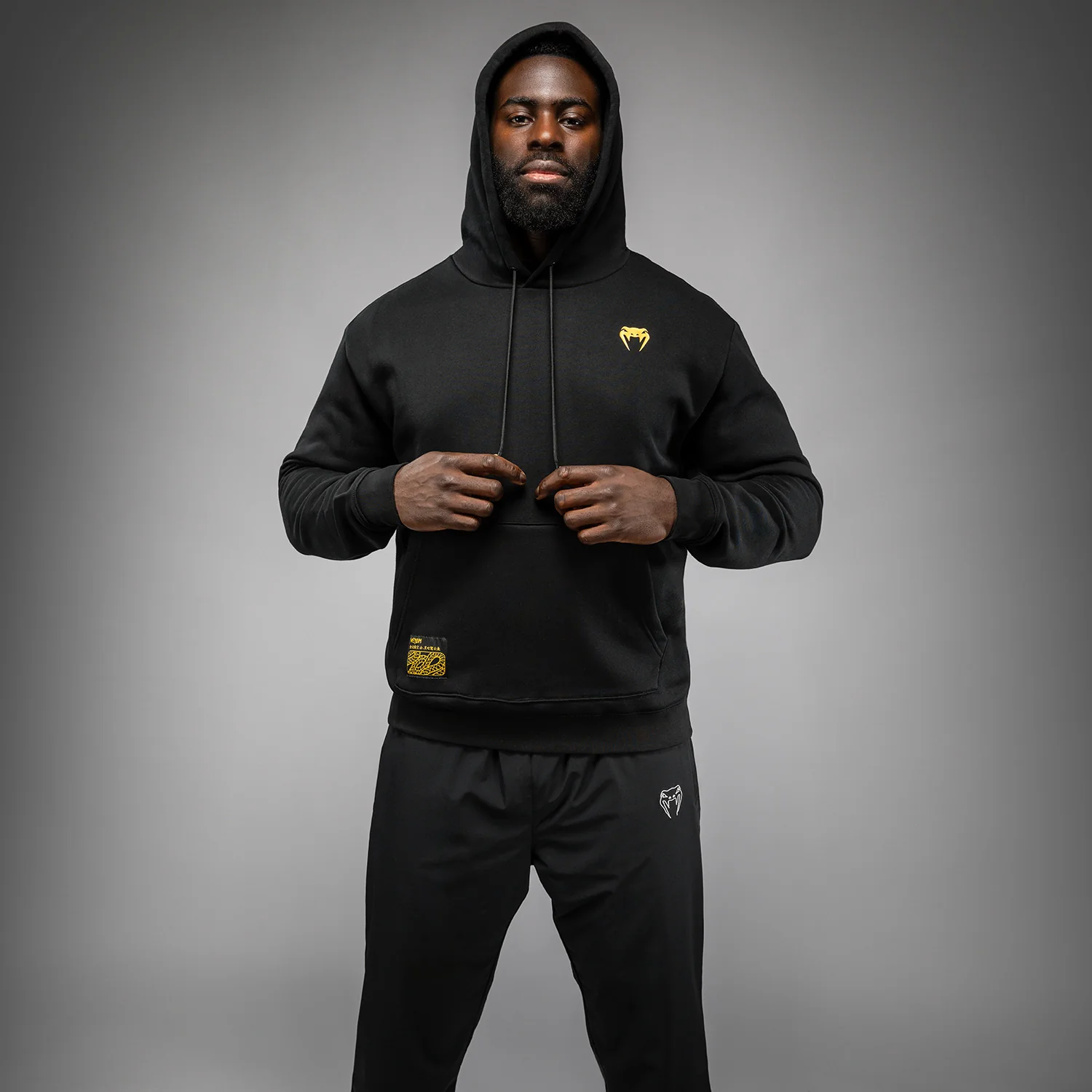 Venum Serpenti Hoodie - Black/Silver/Gold - Image 5