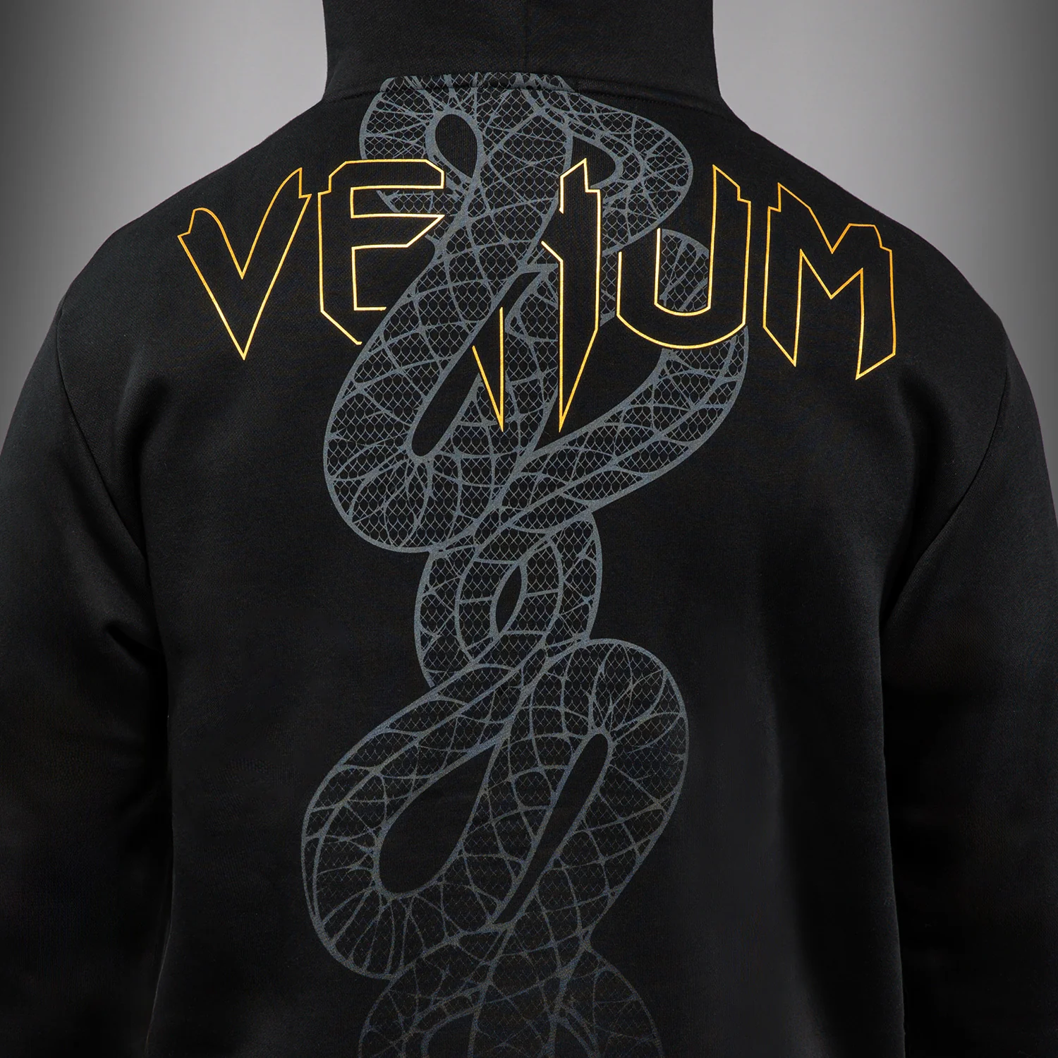 Venum Serpenti Hoodie - Black/Silver/Gold - Image 6