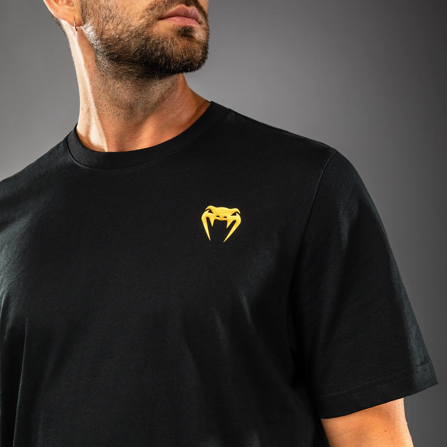 Venum Serpenti T-Shirt - Black/Silver/Gold - Image 6