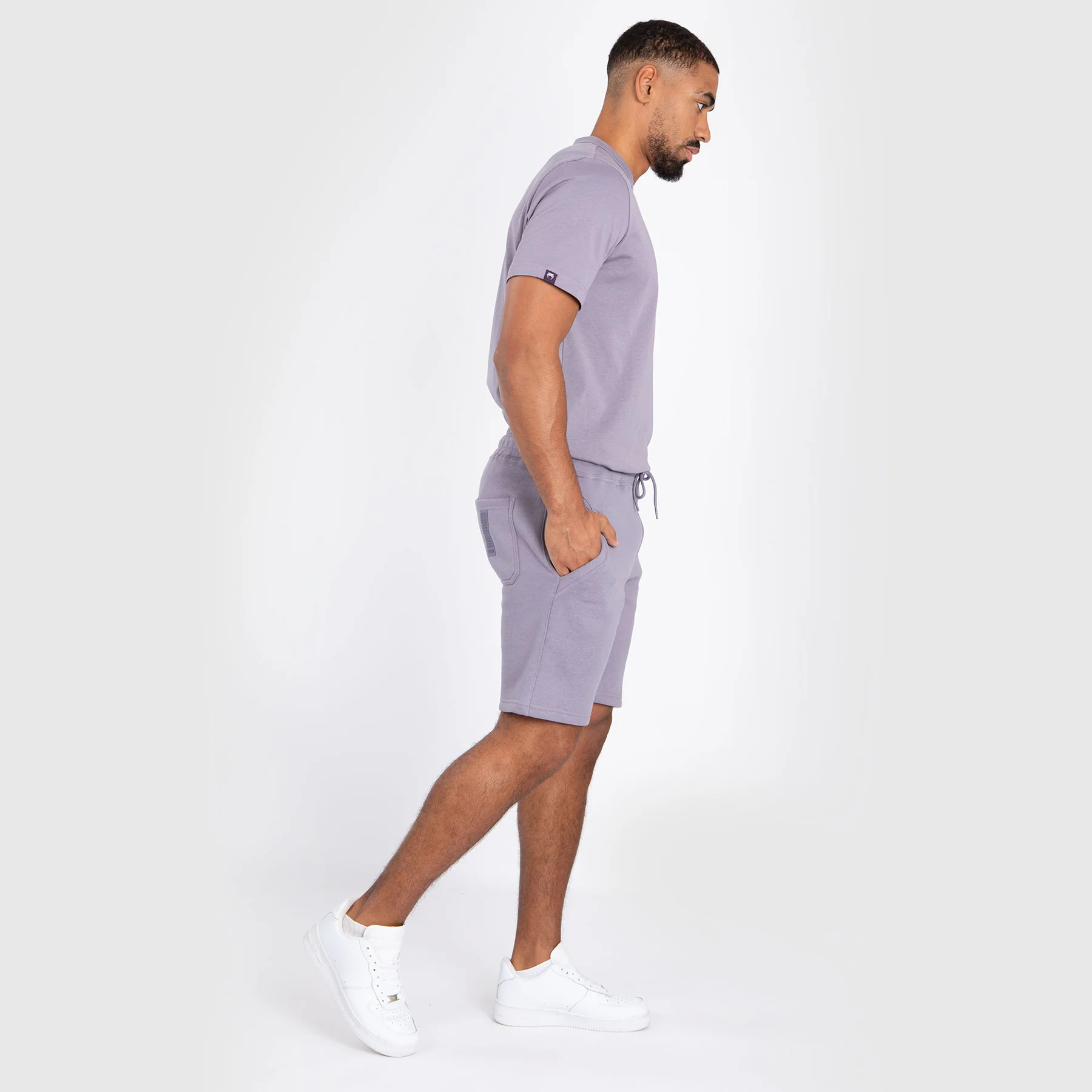 Venum Silent Power Cotton Short - Lavender Grey - Image 3