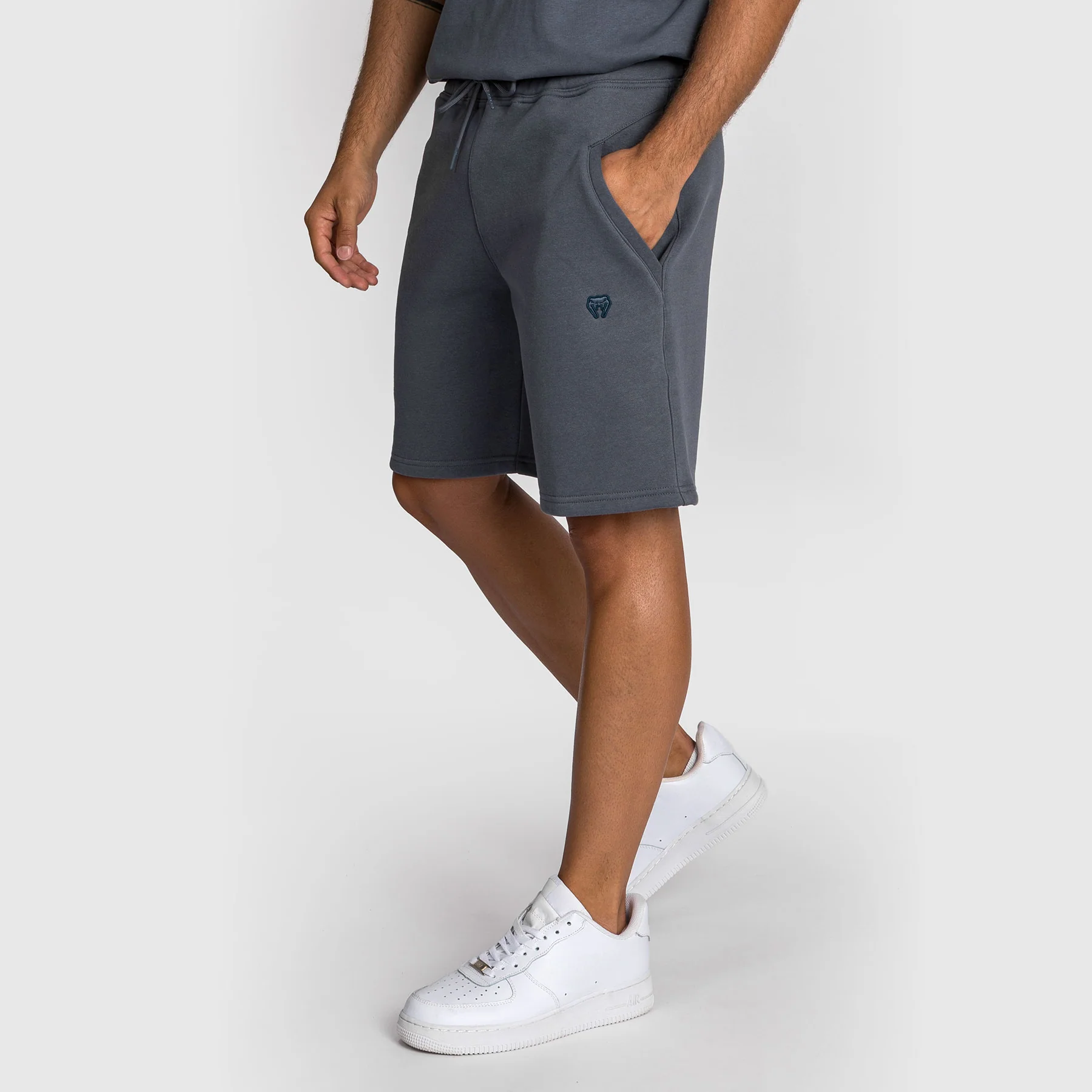 Venum Silent Power Cotton Short - Navy Blue - Image 4