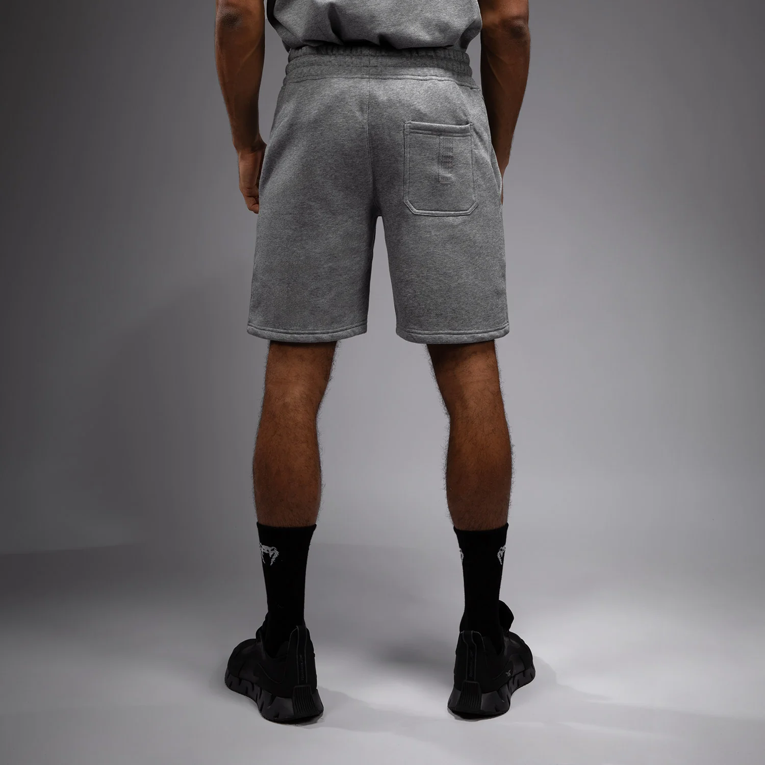 Venum Silent Power Cotton Shorts - Cloudy Grey - Image 4