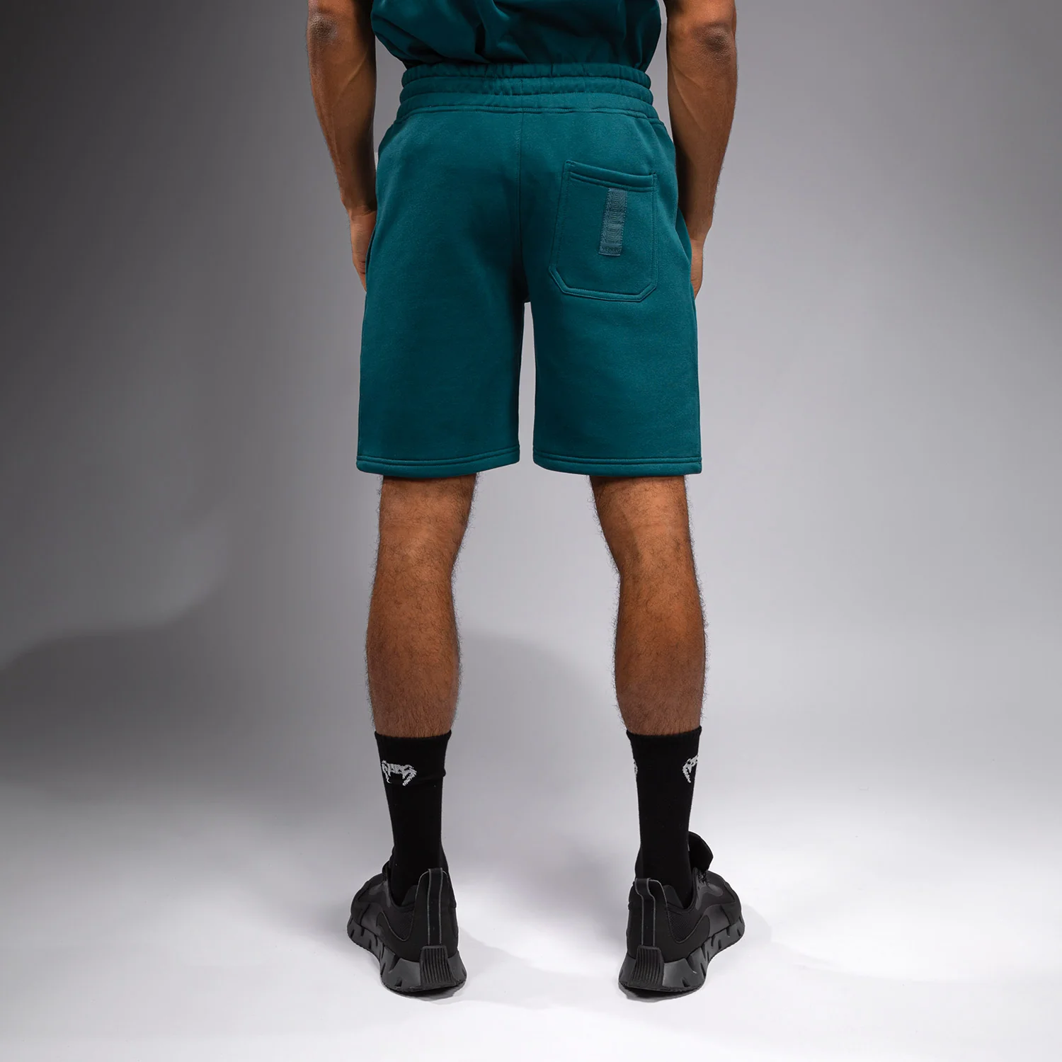 Venum Silent Power Cotton Shorts - Paon Green - Image 3