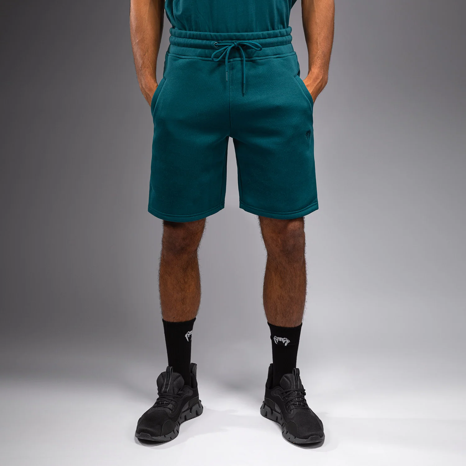 Venum Silent Power Cotton Shorts - Paon Green - Image 4