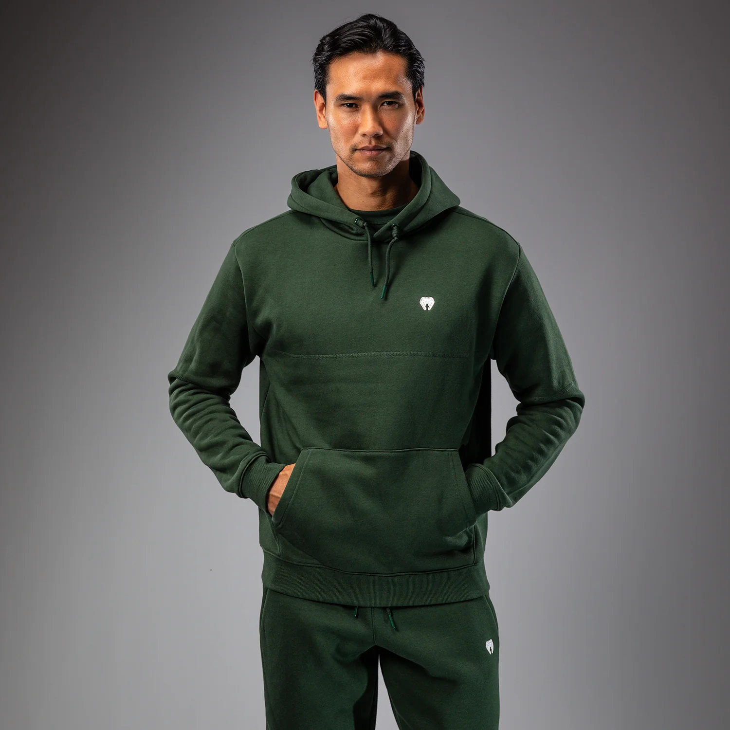 Venum Silent Power Hoodie - Forest Green