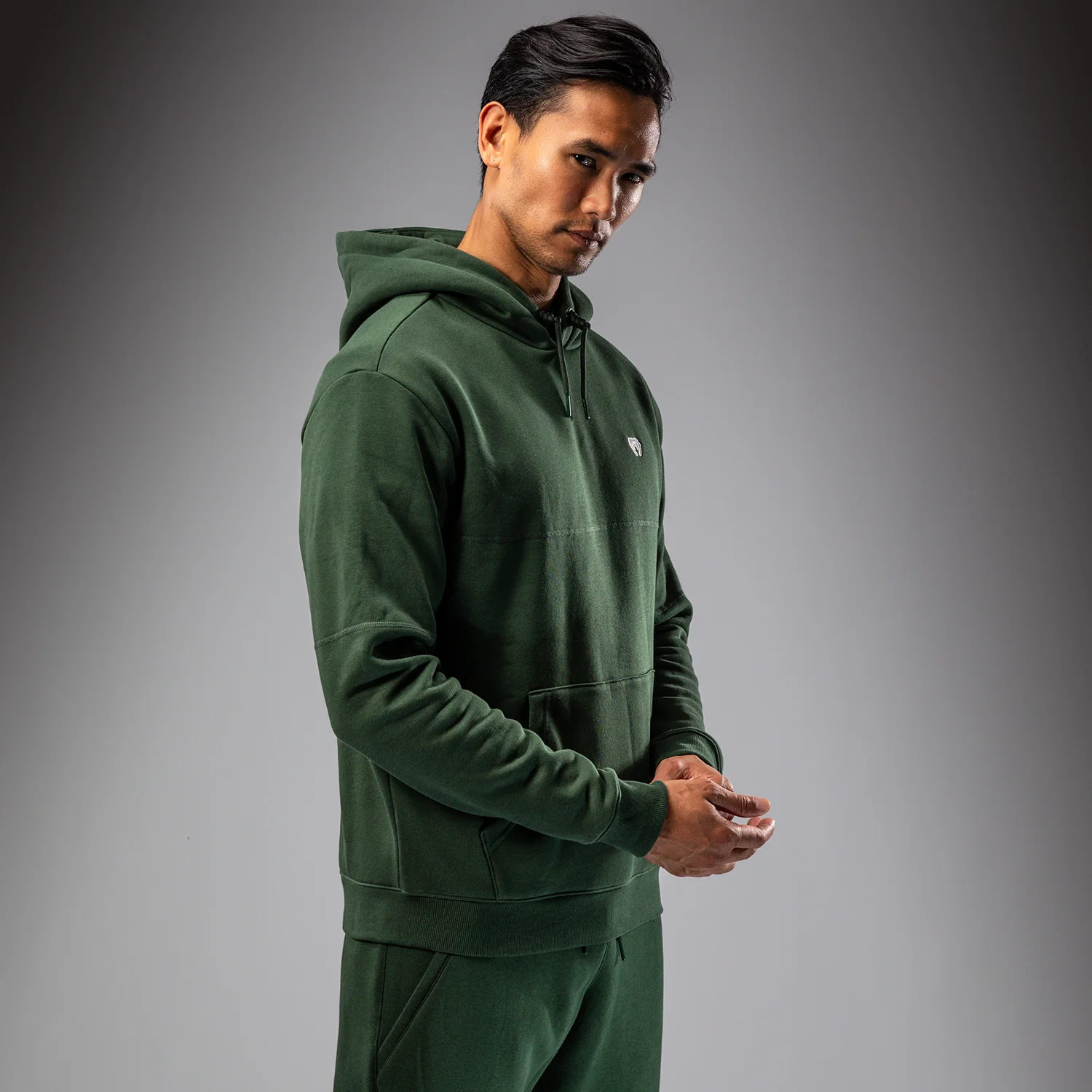 Venum Silent Power Hoodie - Forest Green - Image 3