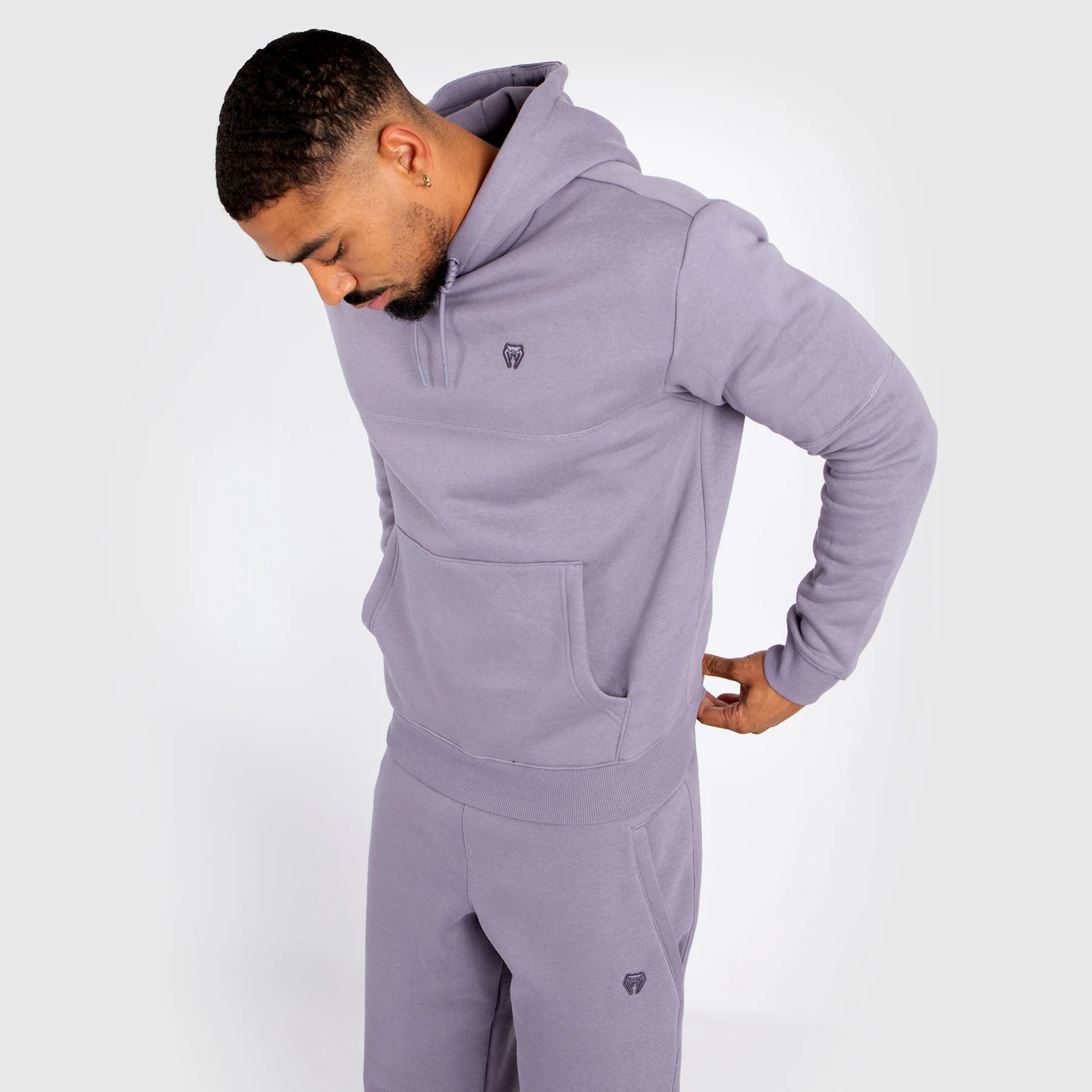 Venum Silent Power Hoodie - Lavender Grey - Image 2